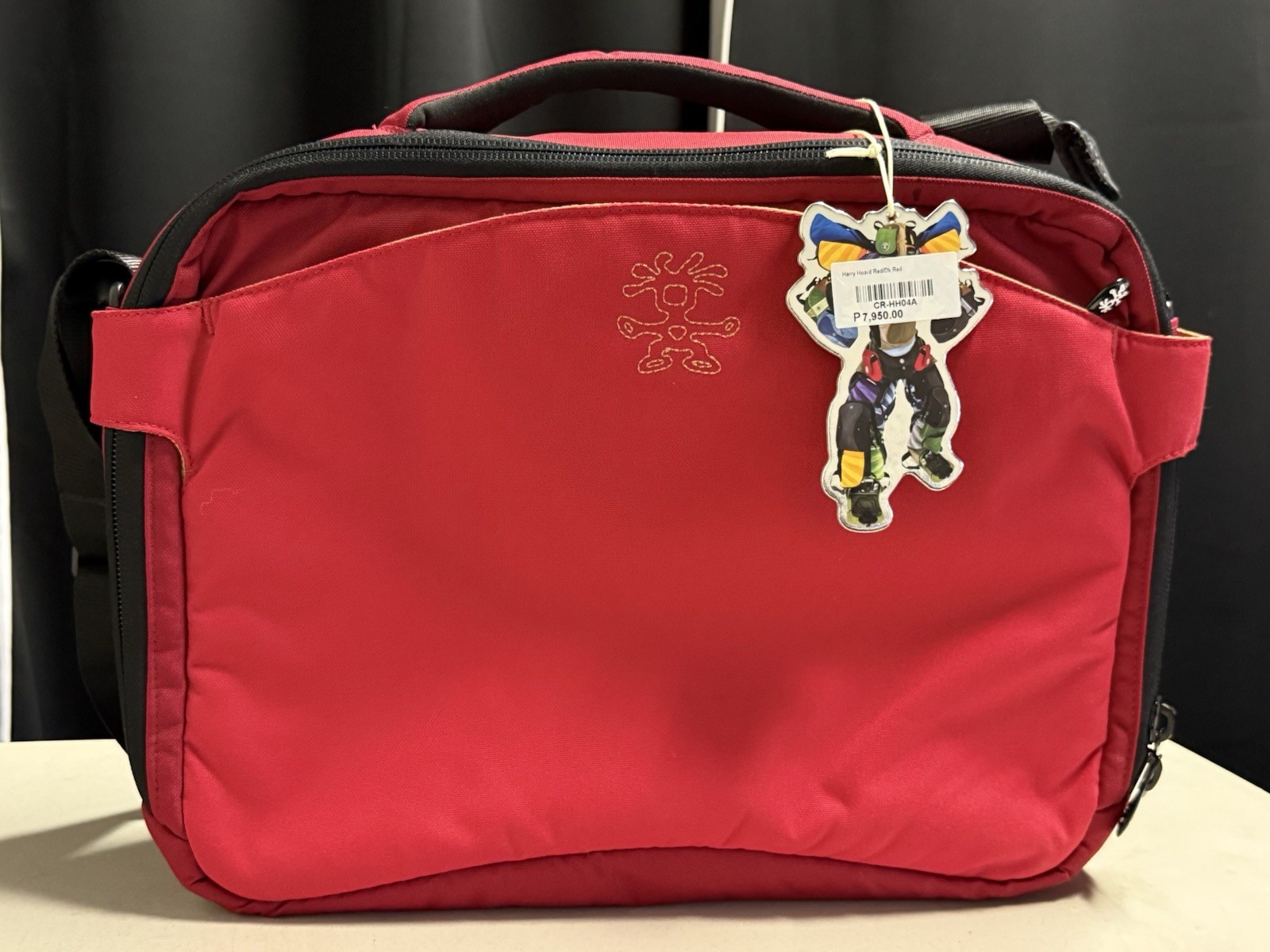 CRUMPLER 'Harry Hoard' Laptop Bag HH-04A Dr. Strong-Tron Red Yellow New w/ Tags