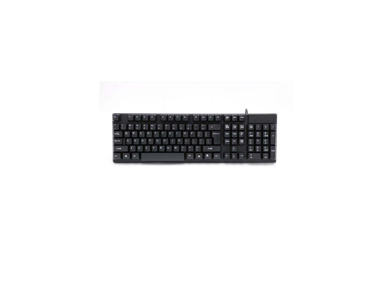 iMicro KB-IMK15 107-Key Wired USB Keyboard