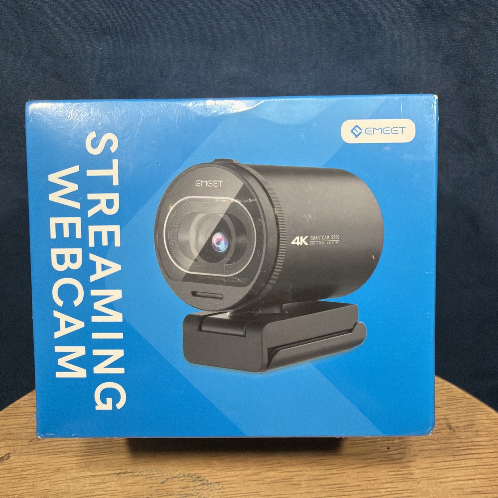 EMEET S600 4K Webcam for Streaming - Sony 1/2.5'' Sensor, PDAF Autofocus, 1080P@