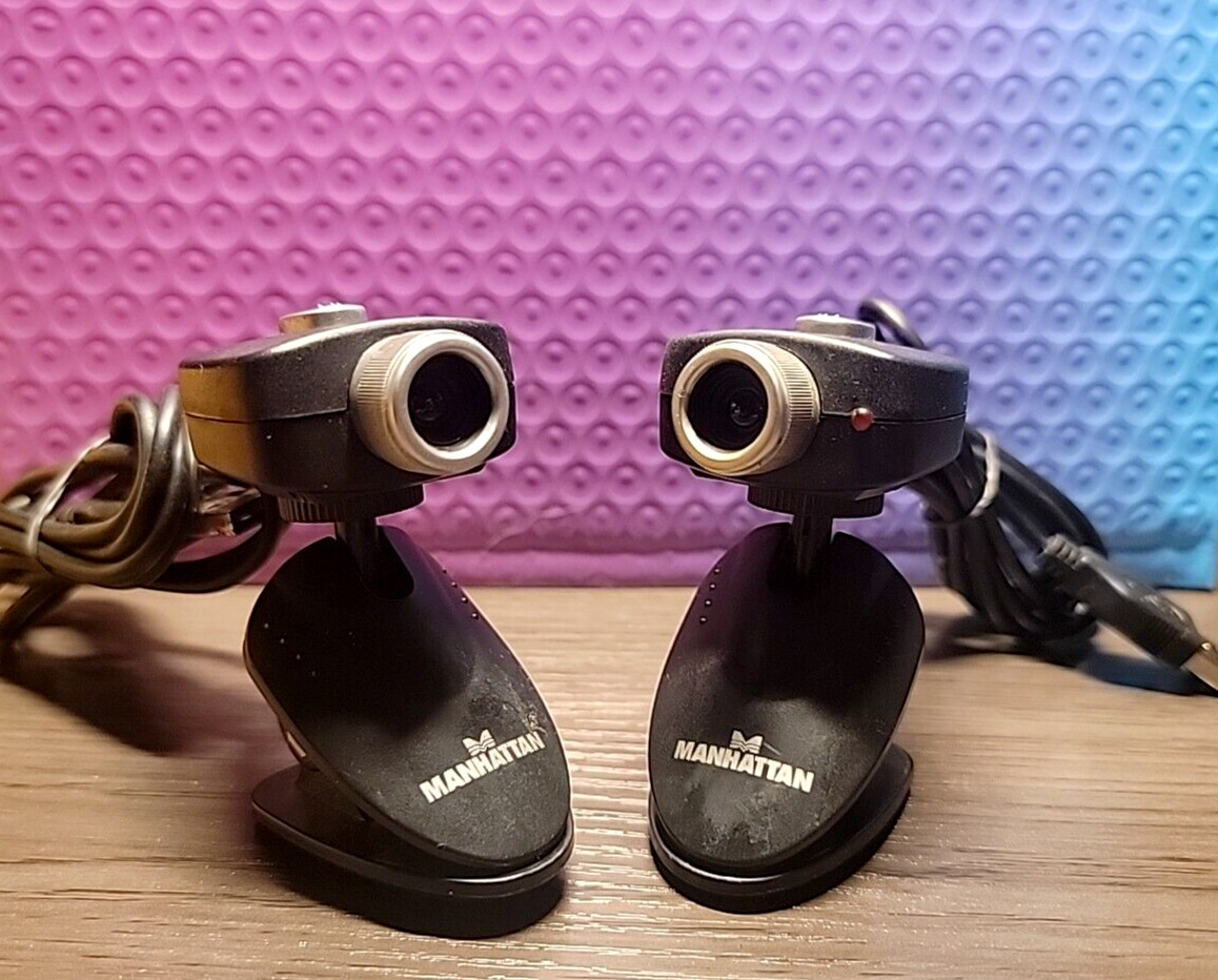 Manhattan Mini Cam Webcam Lot Of 2 (Untested)