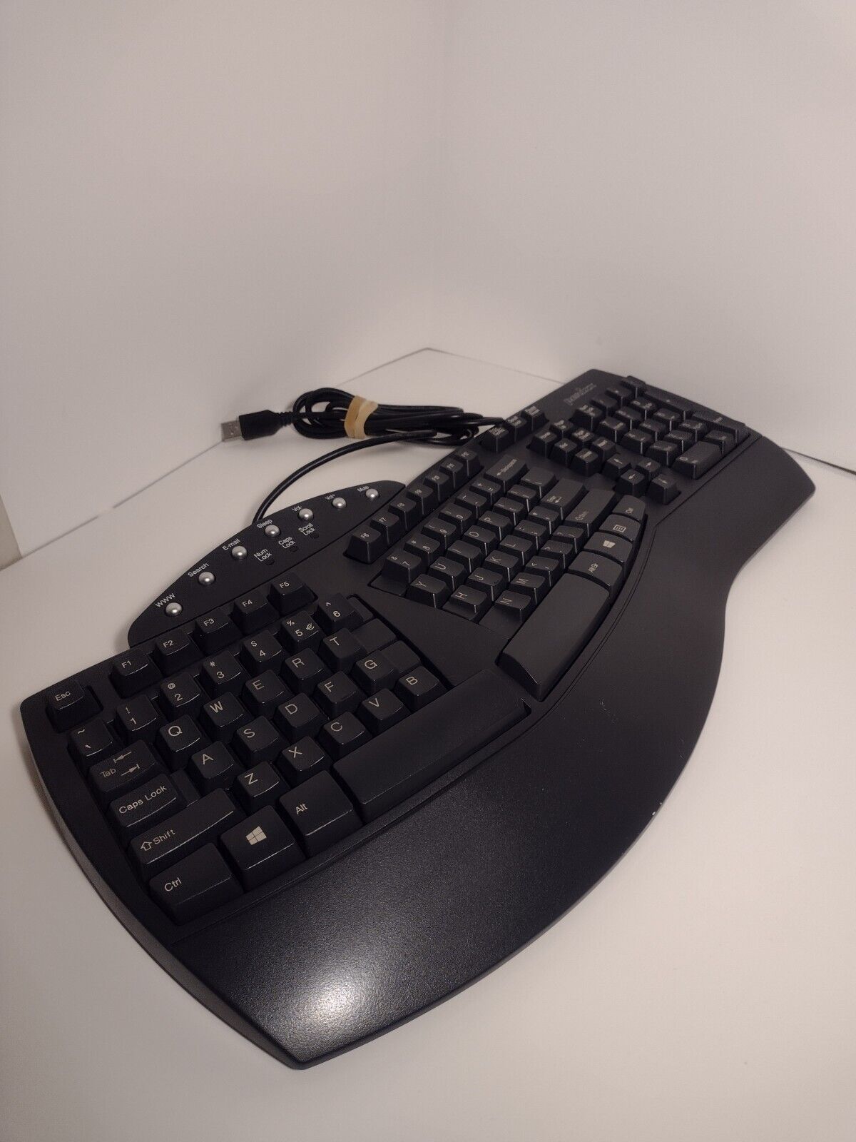 Perixx Periboard-512 Wired USB Full-Sized Split Ergonomic Keyboard Palm Rest