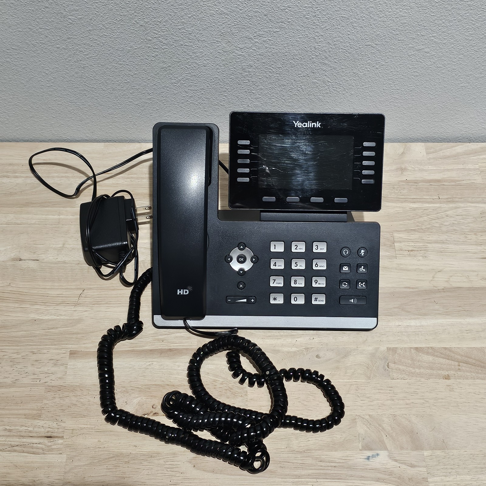 Yealink SIP-T54W 16-Line Color Display Business VoIP Phone Bluetooth Wi-Fi PoE 