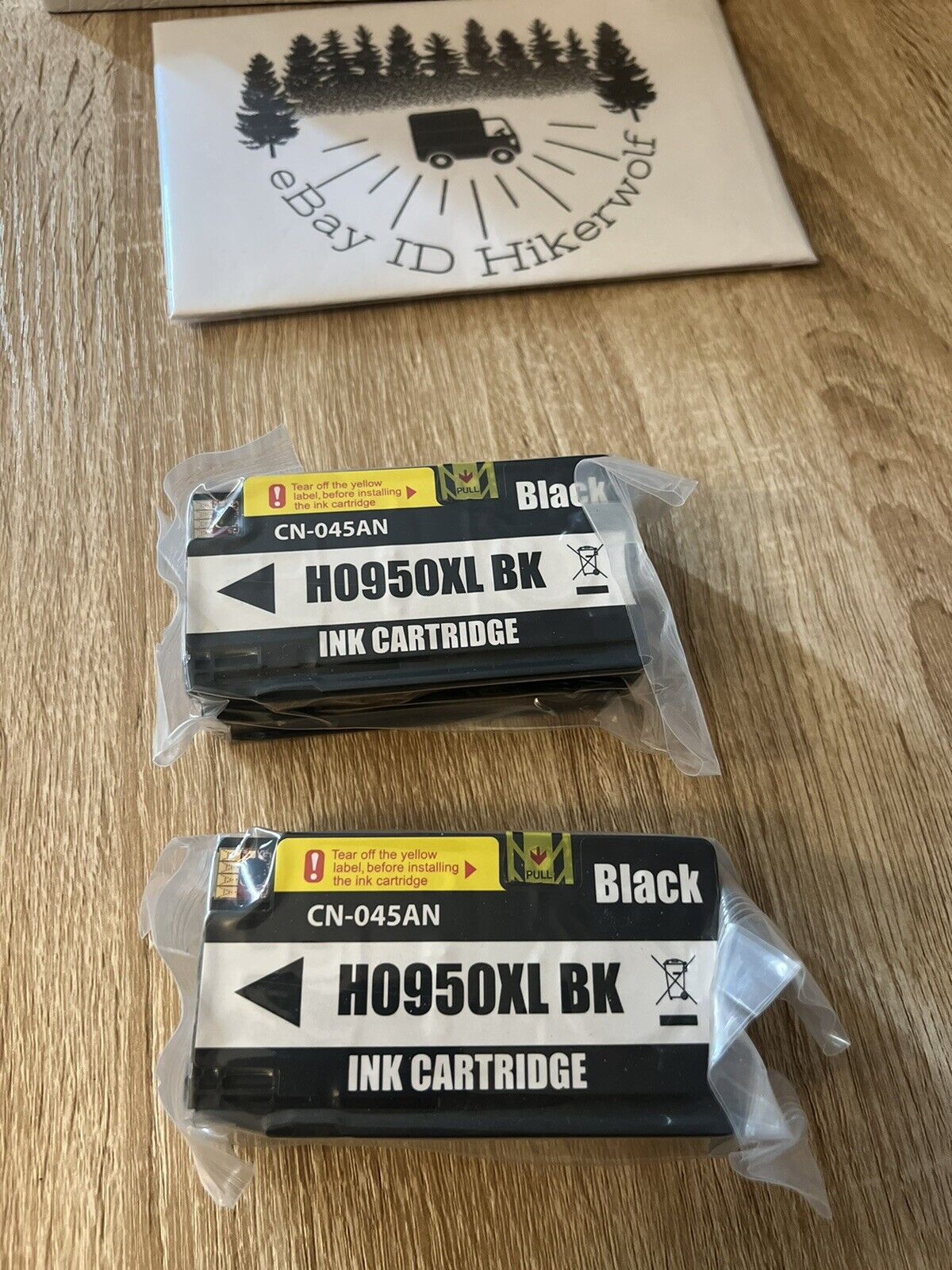 H-950XLBK High Yield black ink cartridge New 2 Pack
