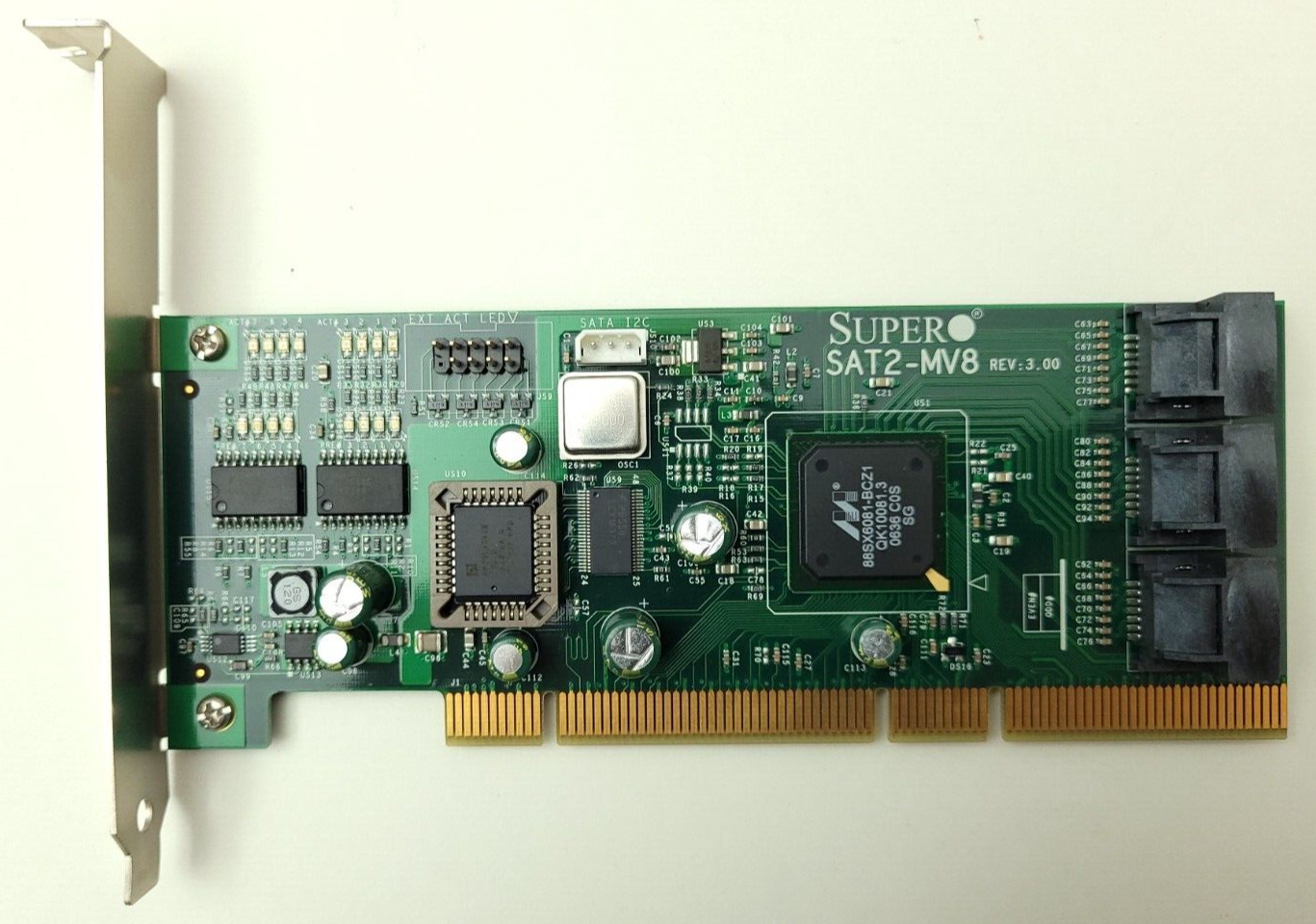Supermicro AOC-SAT2-MV8 8-port SATA Controller w/ Full Height Bracket 64-bit PCI