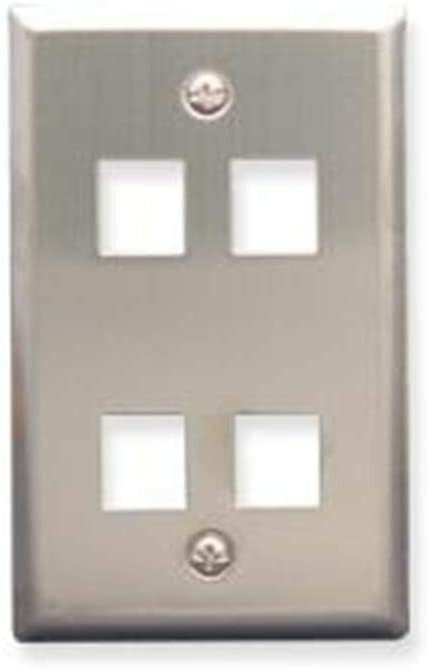 ICC FACE-4-SS IC107SF4SS - 4Port Face Stainless
