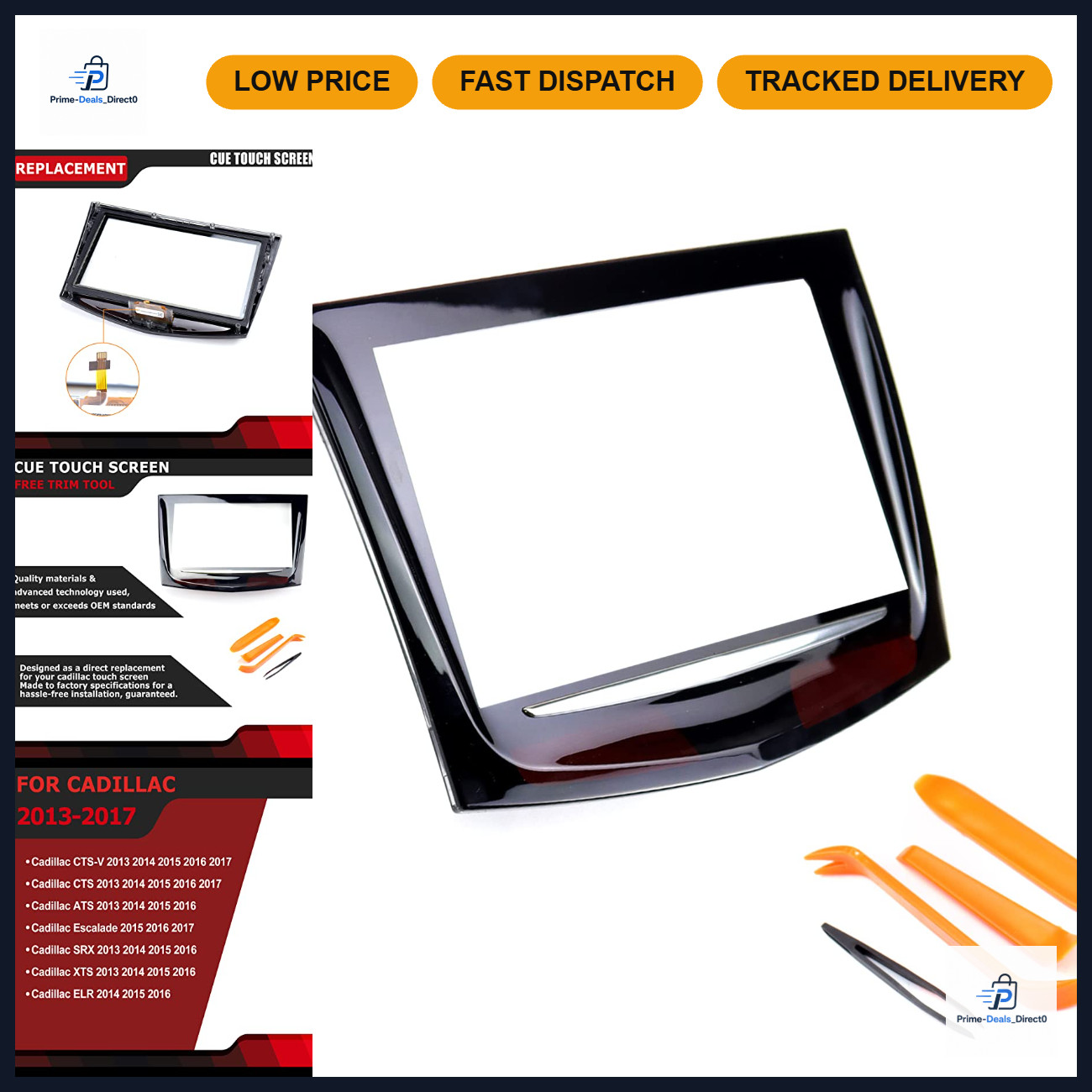 CUE Touch Screen Display for 2013-2017 Models + Free Trim Tool - High Quality Up