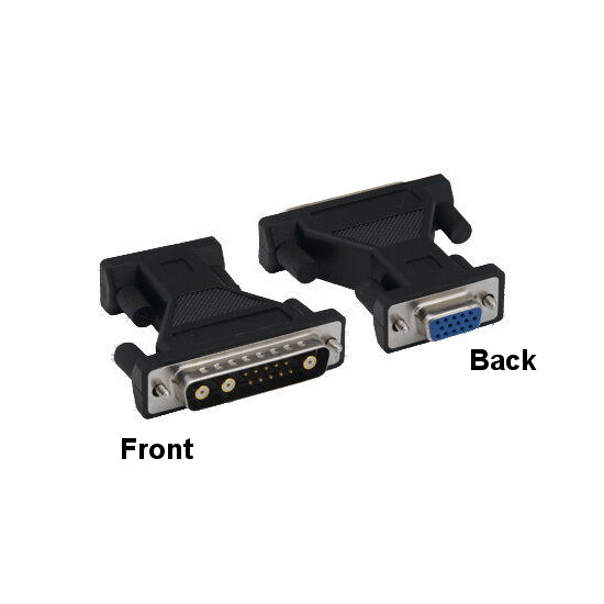 LOT 10pcs DB13W3 Male to HD15 Female Adapter Molded for Sun System to VGA