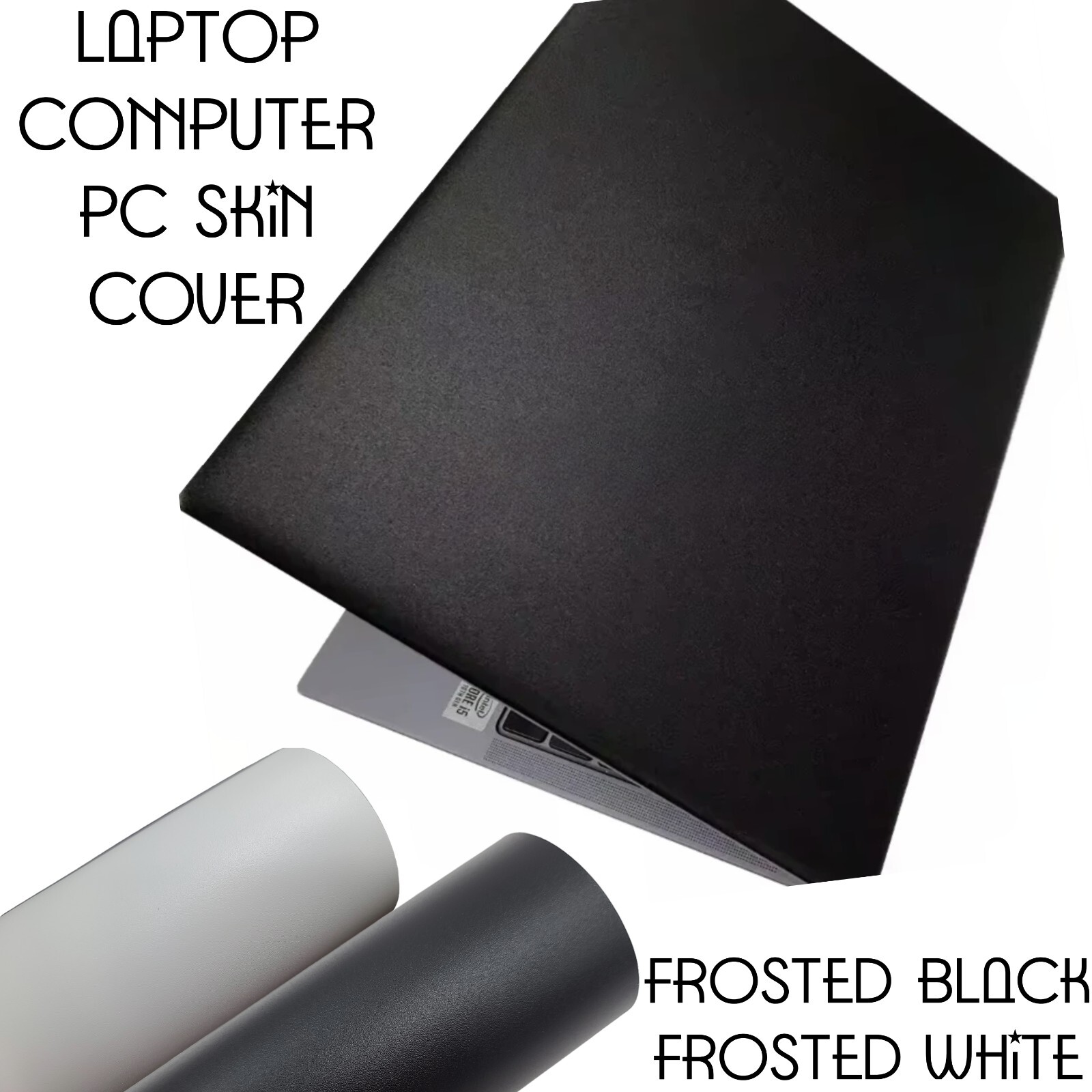 Frosted Sand Laptop Skin Notebook PC Tower Universal Vinyl Wrap Sticker Cover