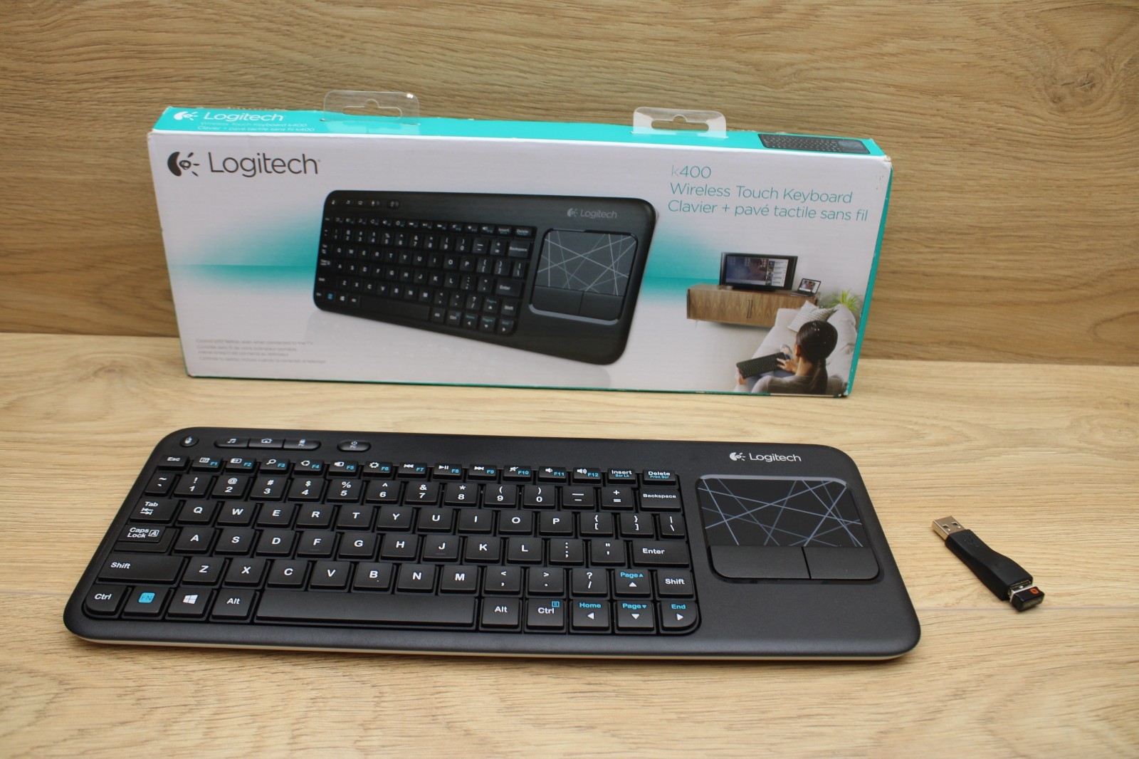 Logitech K400 Wireless Touch Keyboard 920-003070 Multi-Touch Touchpad