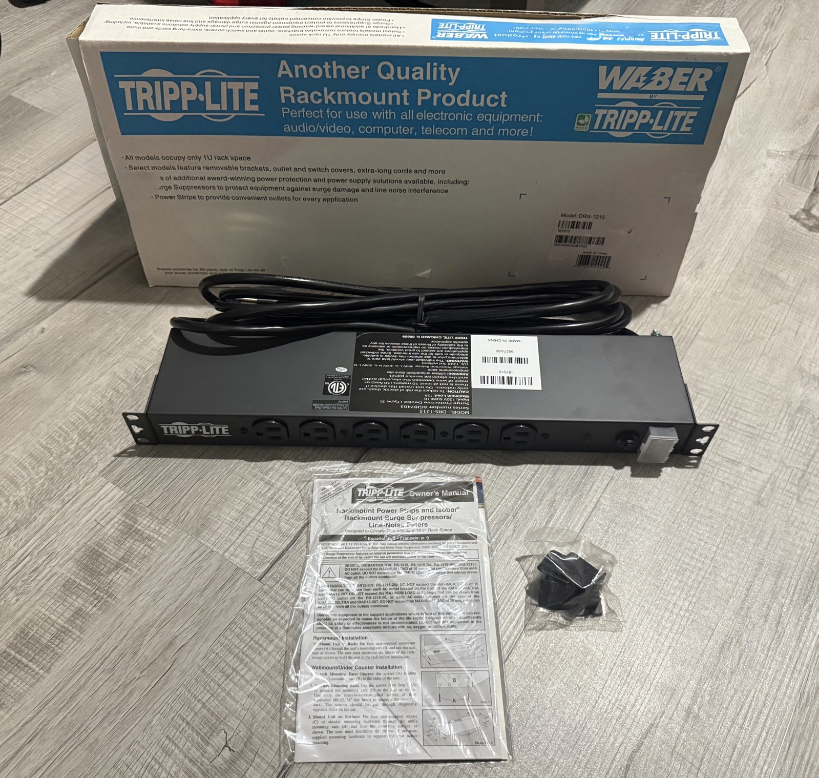 🔥Brand New Tripp Lite DRS-1215 Rackmount Power Strip Surge Protector 14 Outlets