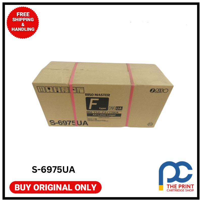 Pack of 2  Genuine Riso S8188 / S6975 Master Rolls RZ220 EZ220 EZ221 Duplicator