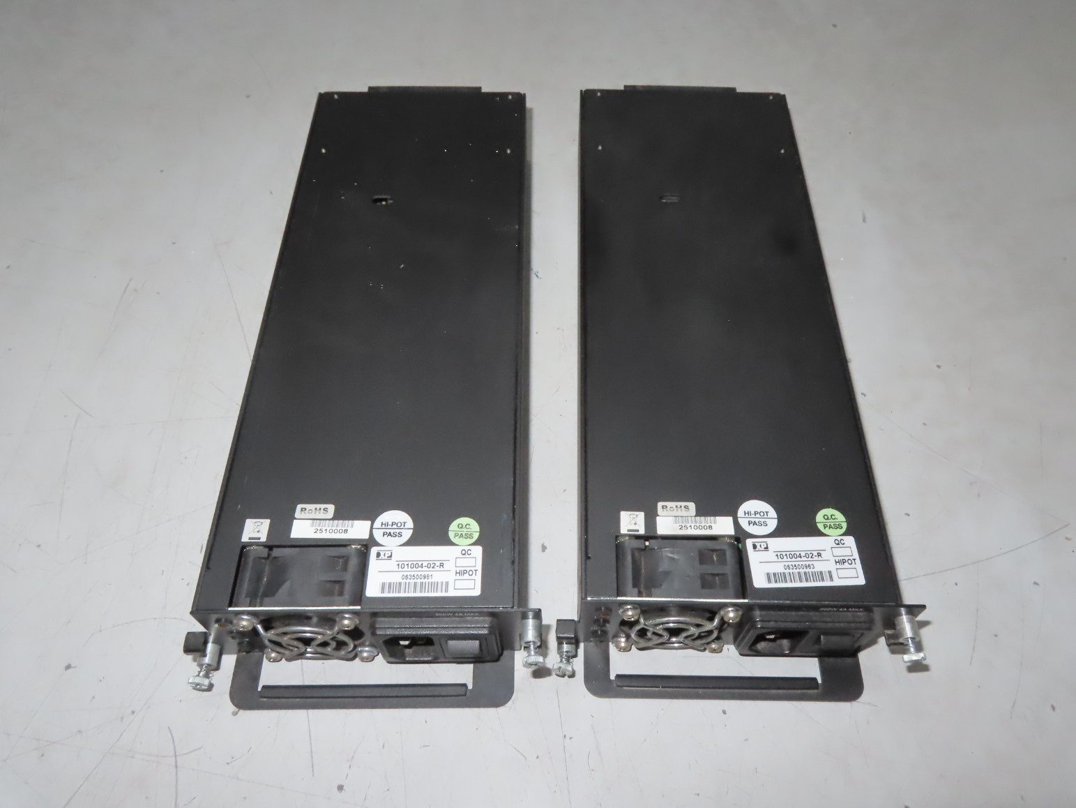 Lot of 2-XP 101004-02-R 5000/6000 200W AC Power Supply