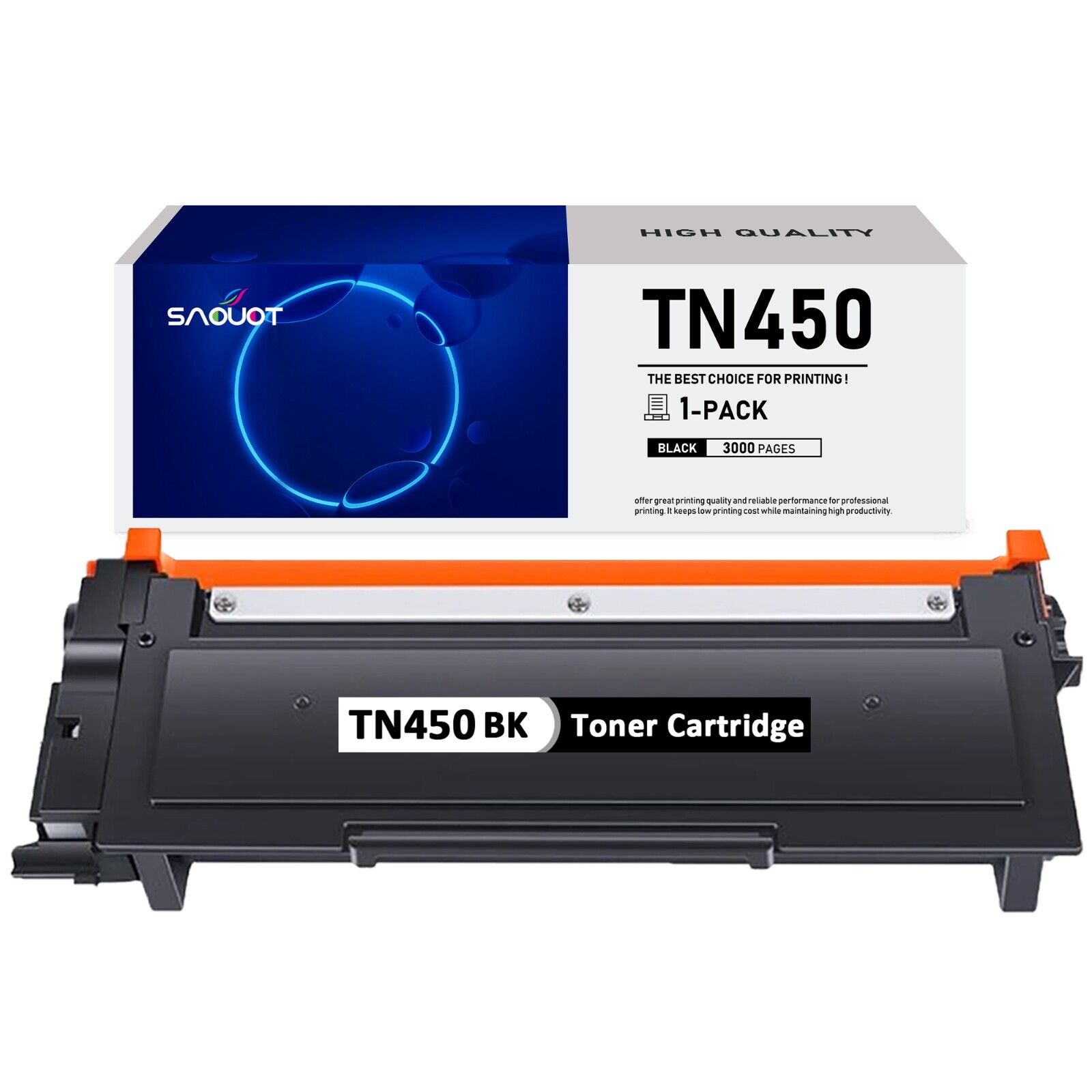 TN450 Toner Cartridge Replacement for Brother L-2270DW 2280DW 2250DN MFC-7240