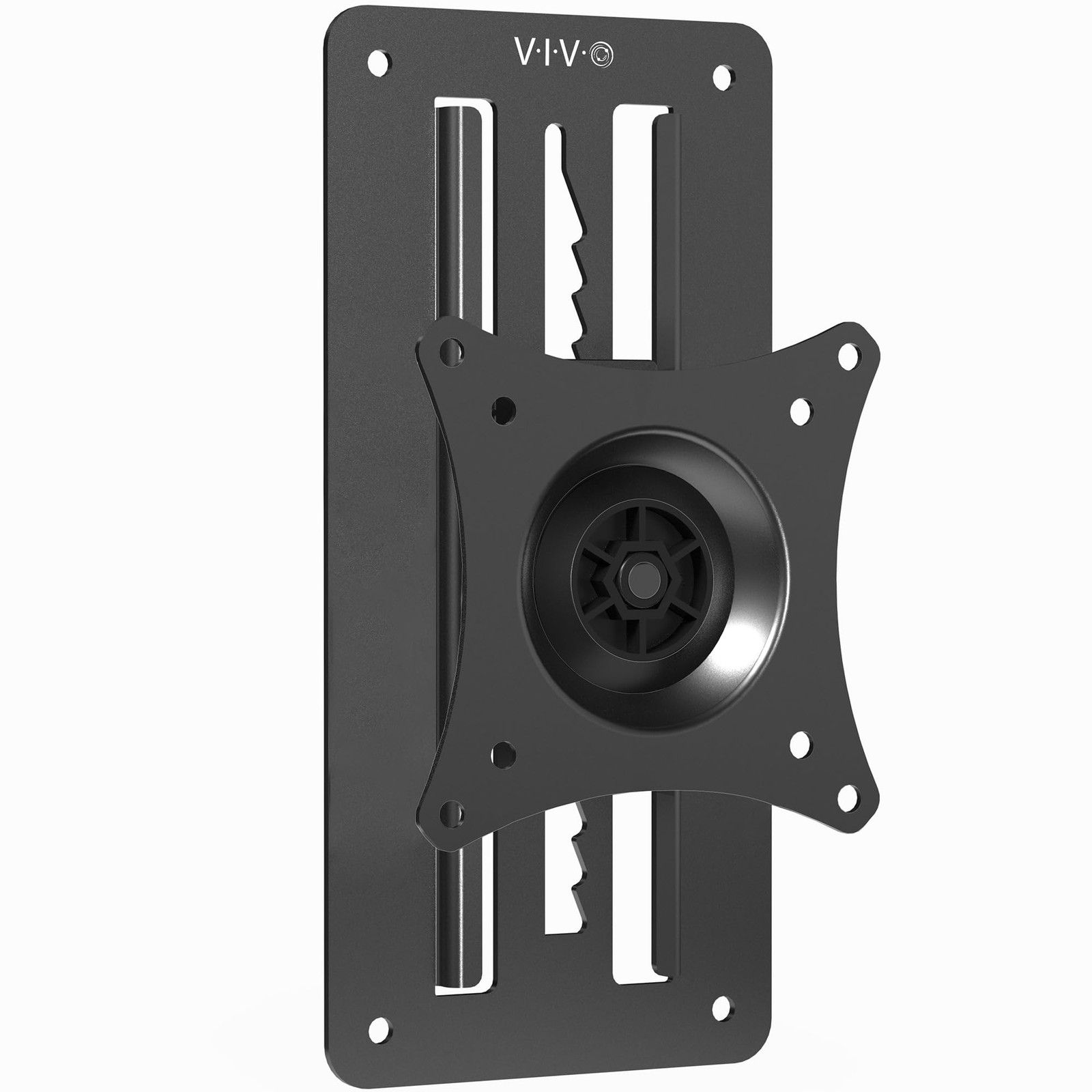 Black Flat Screen Display Mount For 17 To 32 Inch Monitors With Height Adjust...