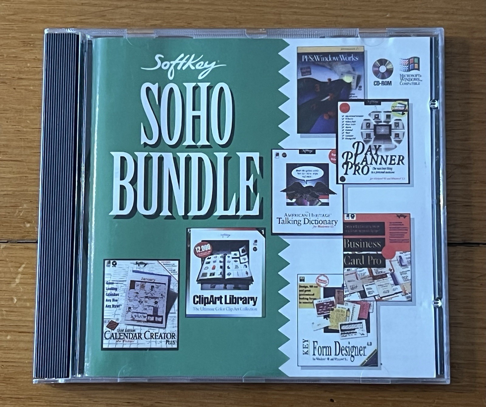 SoftKey Soho Home Bundle (Including 7 x Programs) PC CD ROM Software 1996