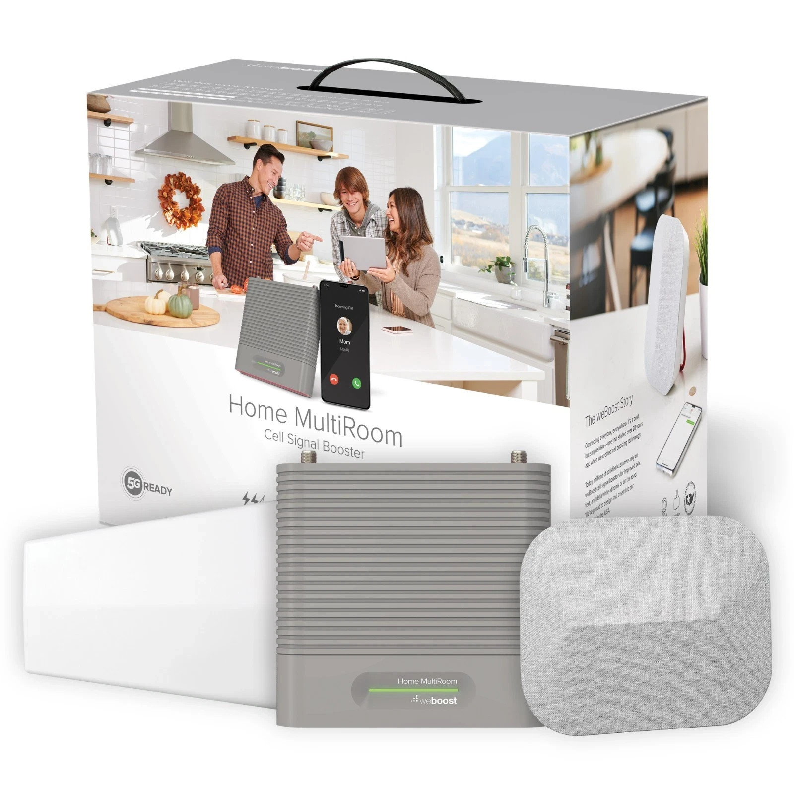 weBoost Home MultiRoom - Cell Phone Signal Booster | Boosts 4G LTE & 5G