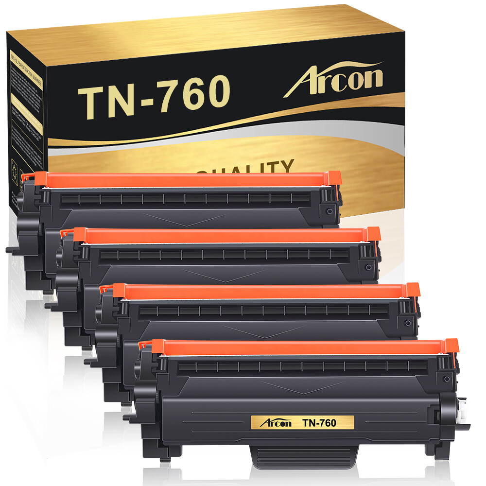 4x TN760 TN730 Compatible with Brother MFC-L2730dw DCP-L2550DW HL-L2350DW