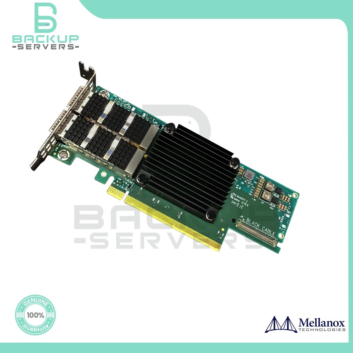 MCX653106A-ECAT Mellanox 2-Port 100Gbps PCI e 4.0 X16 Adapter Card