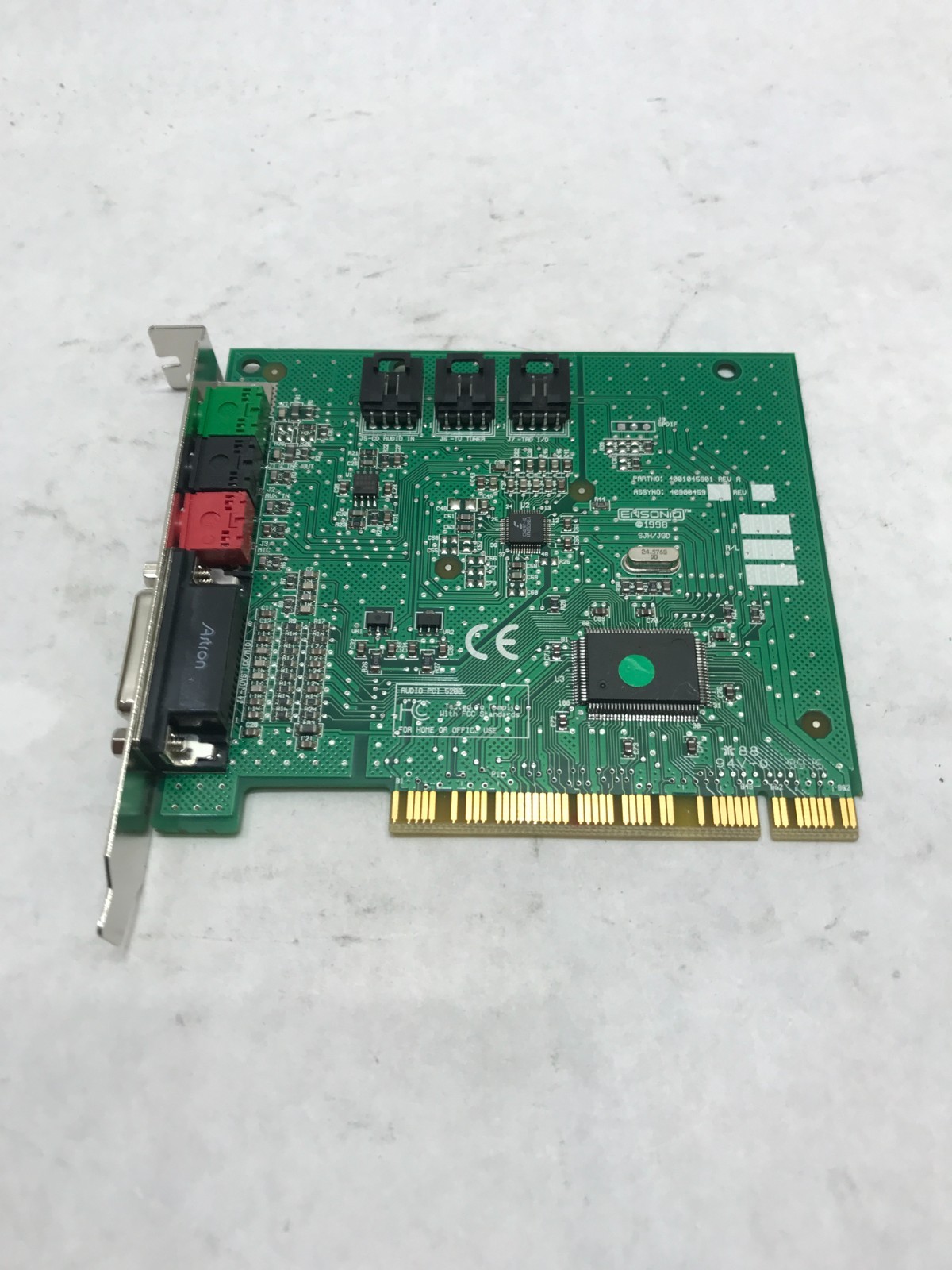 Creative Ensoniq Audio PCI 5200 Sound Card 6001110 UNTESTED For Parts - DW