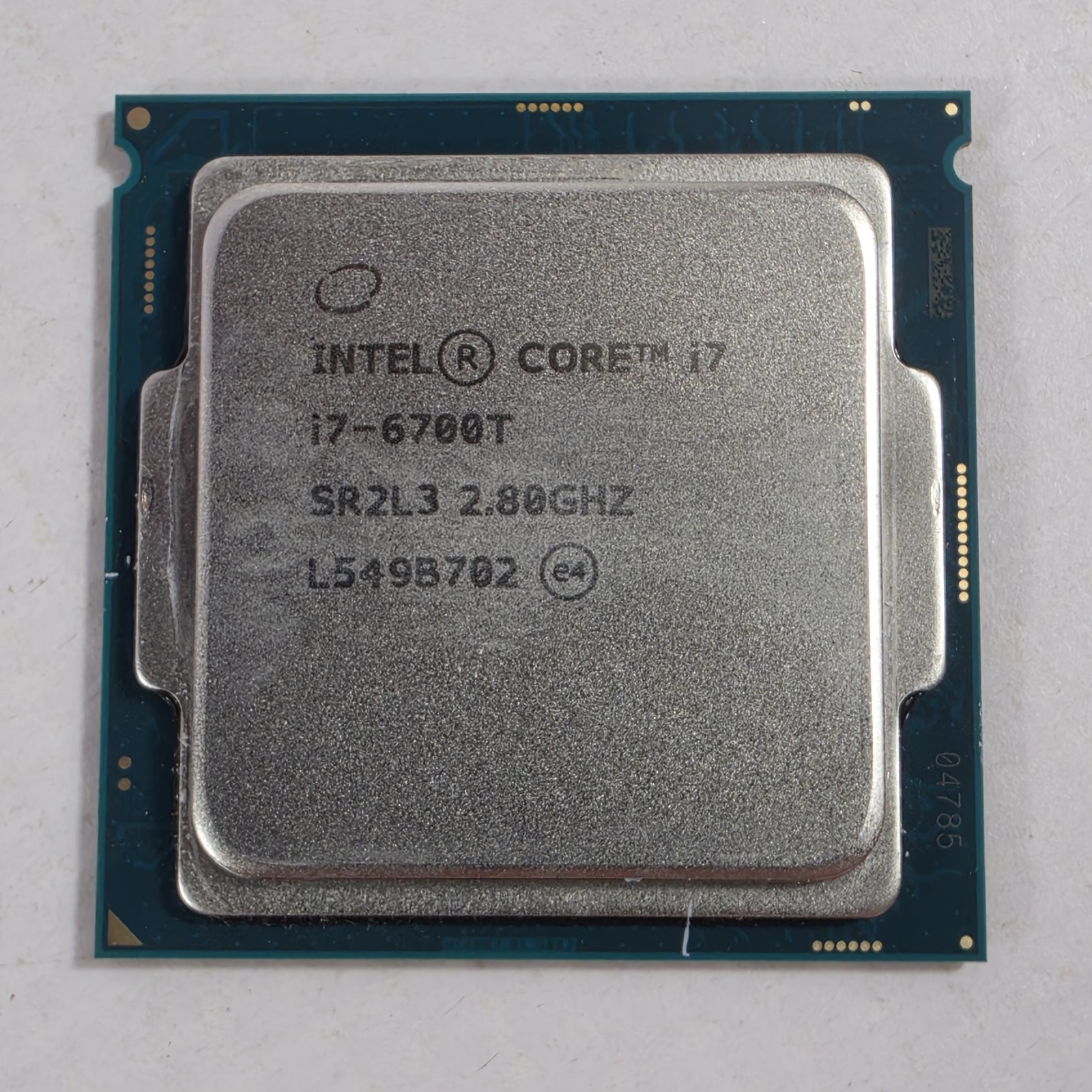 Intel Core i76700T CPU 6th Gen 28 GHz Desktop Pc Workstation Processor S G2U