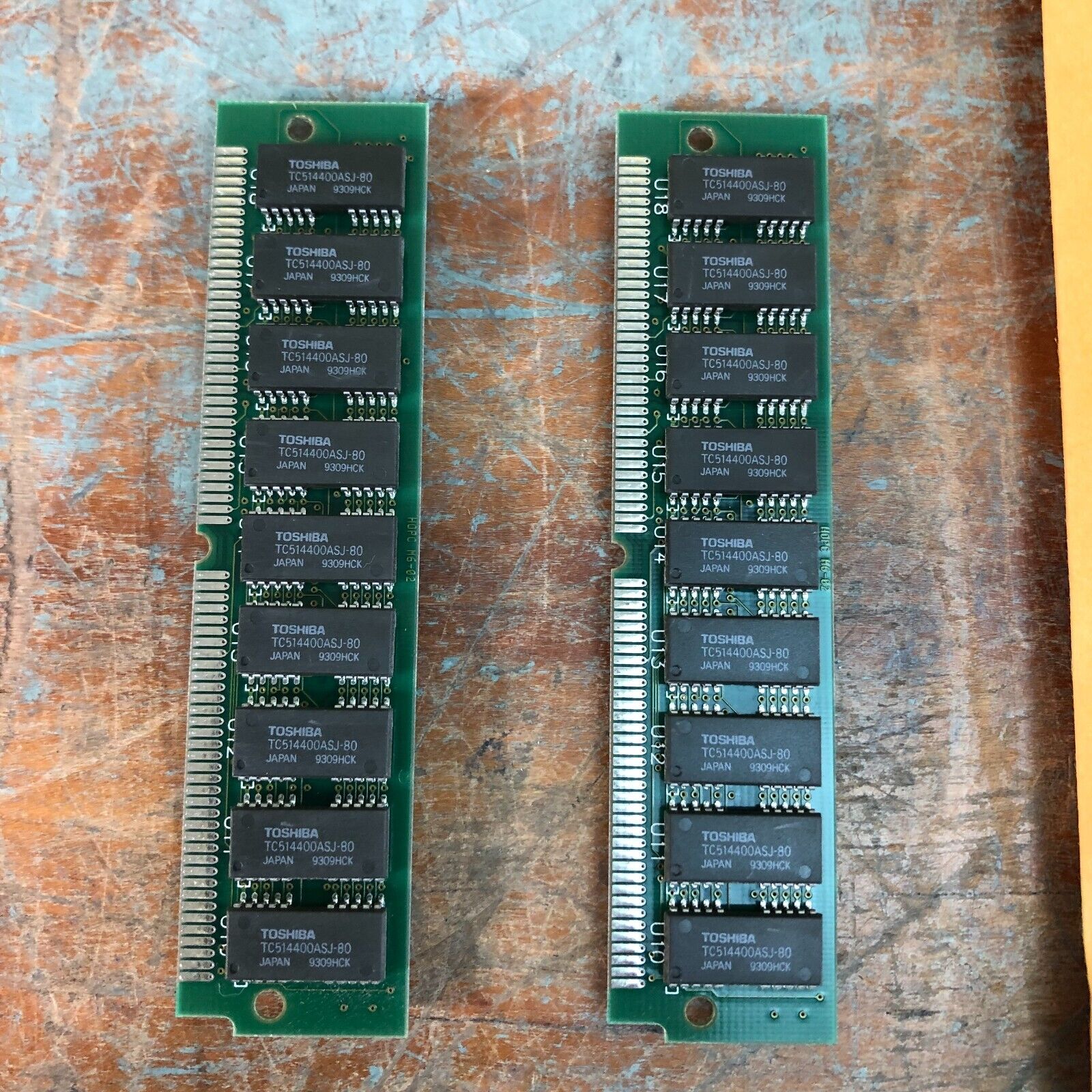 Parity ECC RAM 2x 8MB 72-Pin 80ns FPM SIMM 16MB Kit 2Mx36 RAM Memory - WORKS