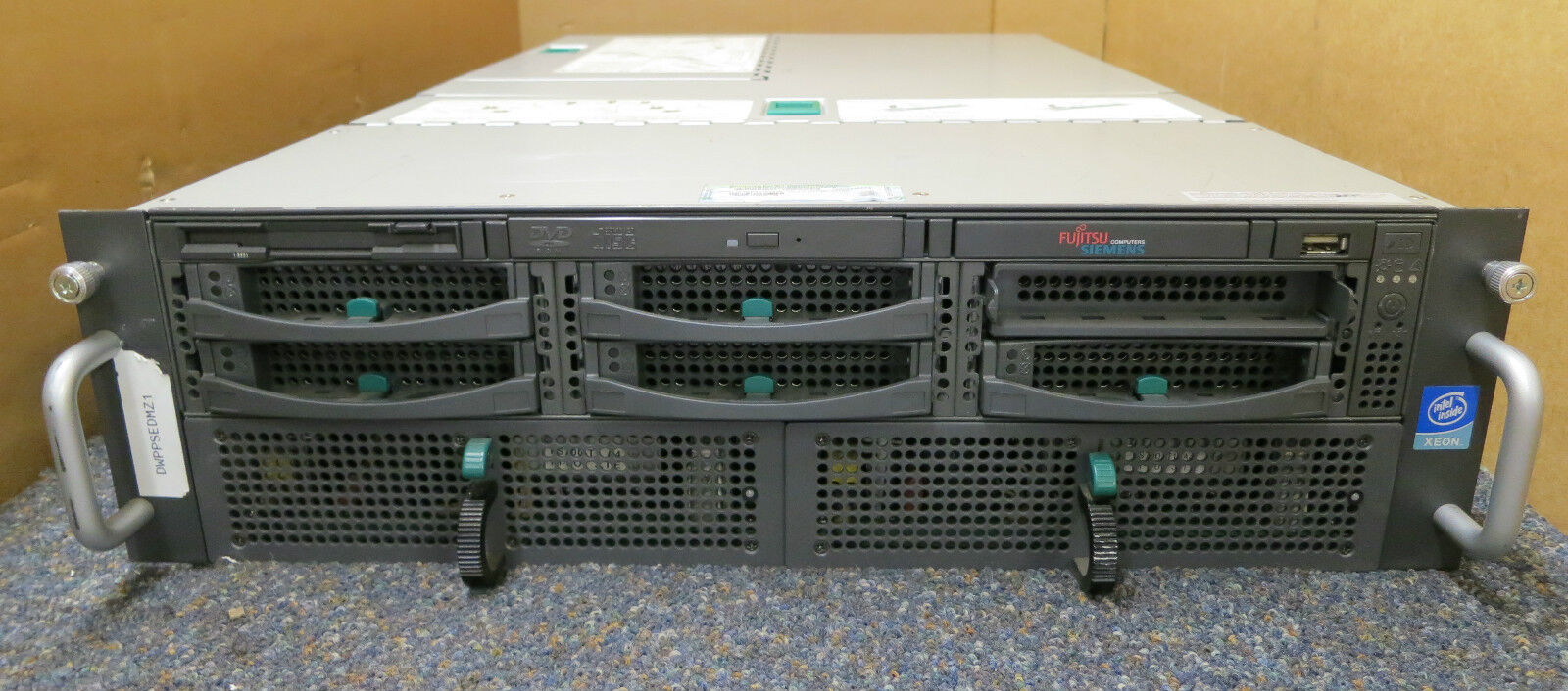 Fujitsu Primergy RX600 S1 - 4 x Xeon 2.7GHz, 4GB, 291GB - 3U Rack Mount Server
