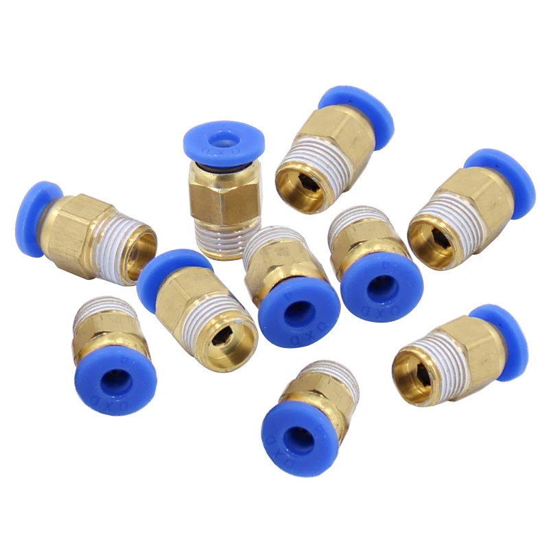5/10 Pcs 3D Printer Parts Pneumatic Connectors PC4-01 1.75Mm PC6-01 3.0Mm PTFE T
