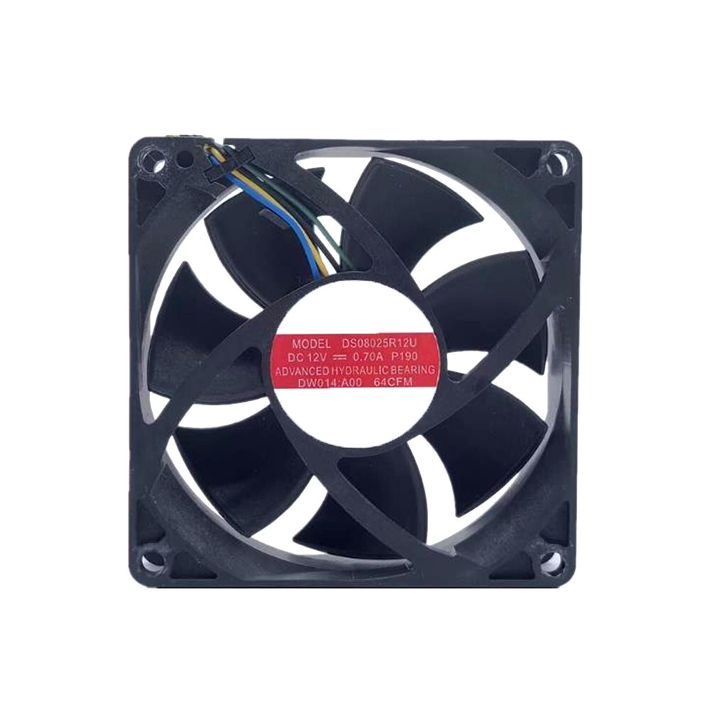 Cooling Fan For AVC DS08025R12U P190 DC12V 0.70A 8CM 4PIN New