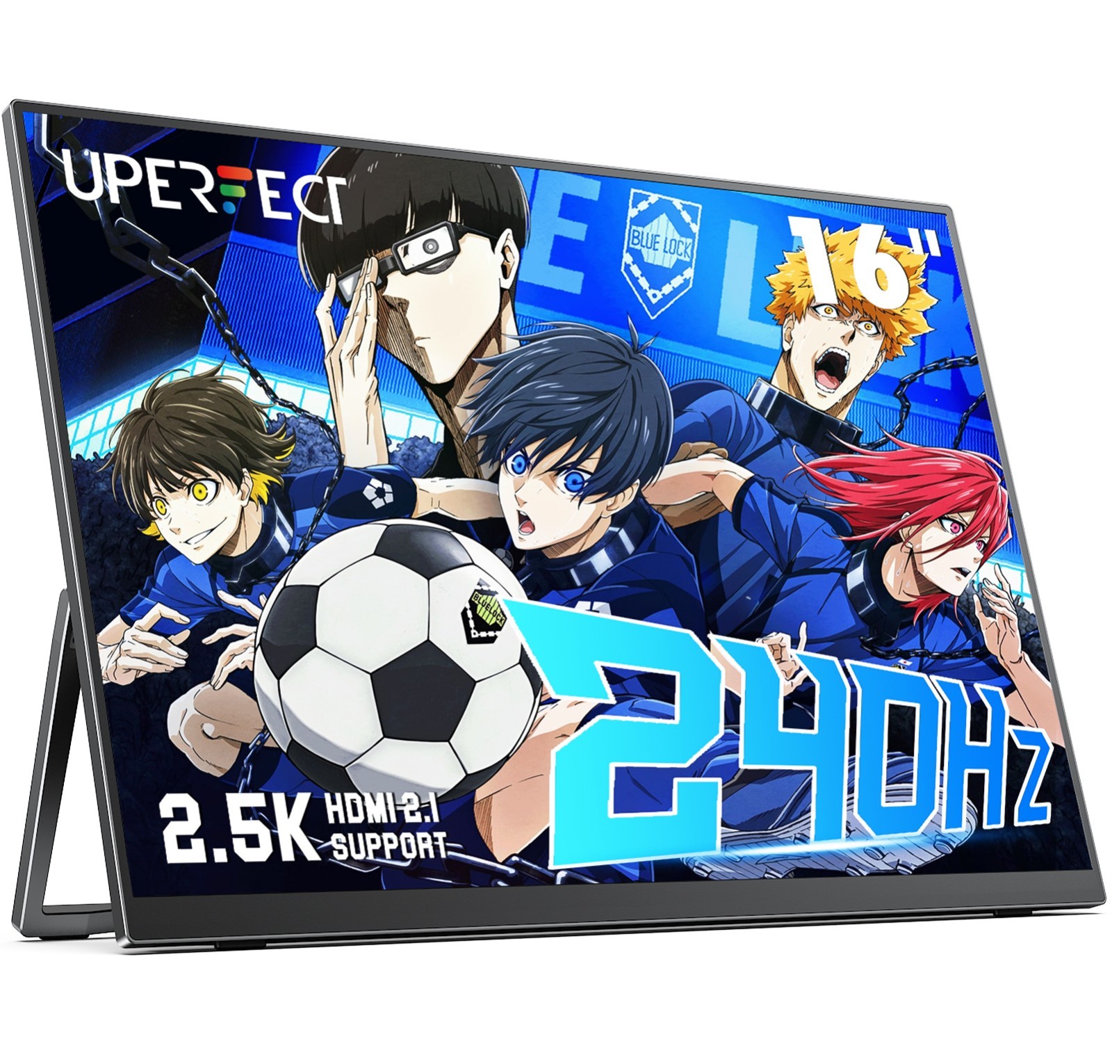 UPERFECT 16" Portable Monitor 240Hz Gaming Display 2560x1600 PC Screen USB C