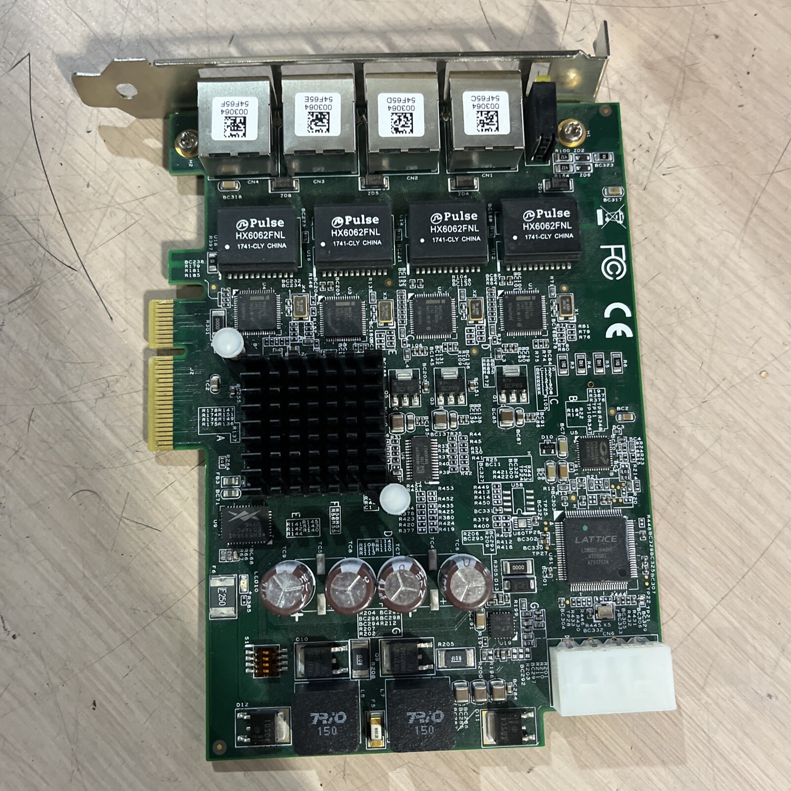 ADLINK PCIE-GIE64+ 4-CHANNEL FRAME GRABBER CARD POWER OVER ETHERNET