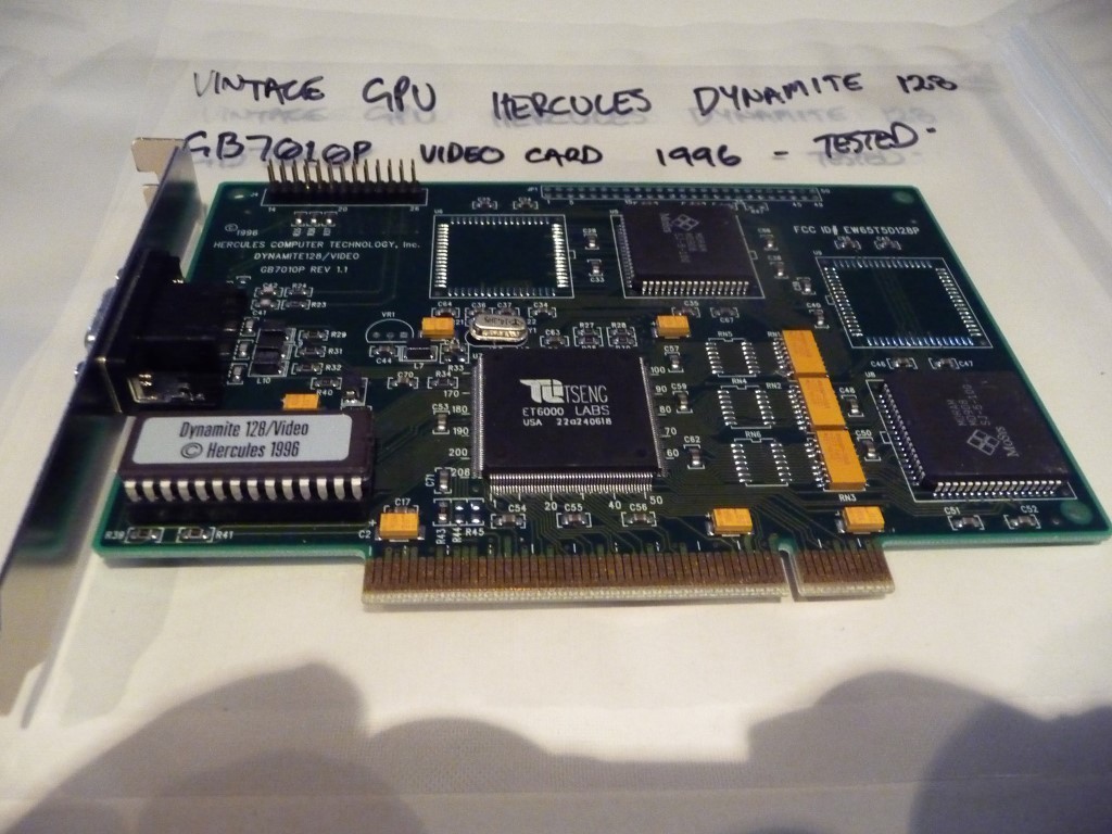 AU SELLER VINTAGE GPU COLLECTOR HERCULES DYNAMITE 128 GB7010P  "A" GRADE -TESTED