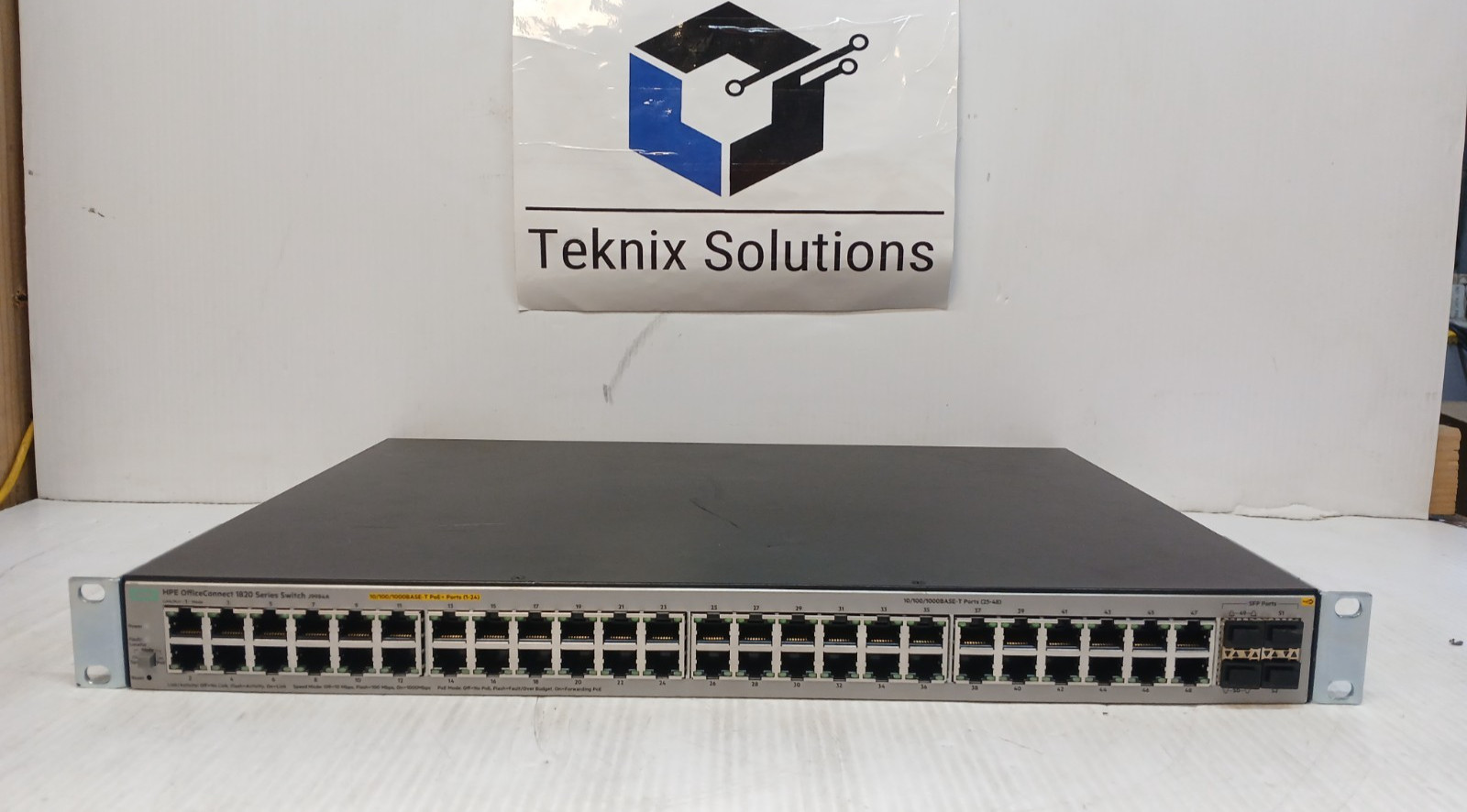 HPE OfficeConnect 1820 Series Switch J9984A 48-Port PoE+ Switch *WORKING*