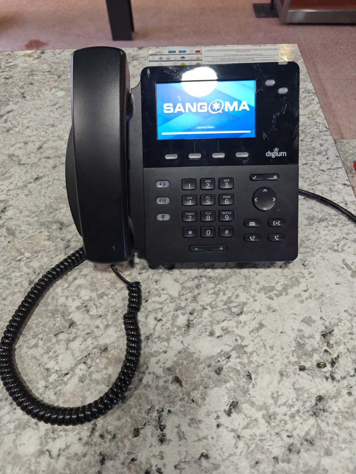 Digium D62 IP Phone 2-Line SIP with HD Voice, Gigabit, 4.3 Inch Color Display