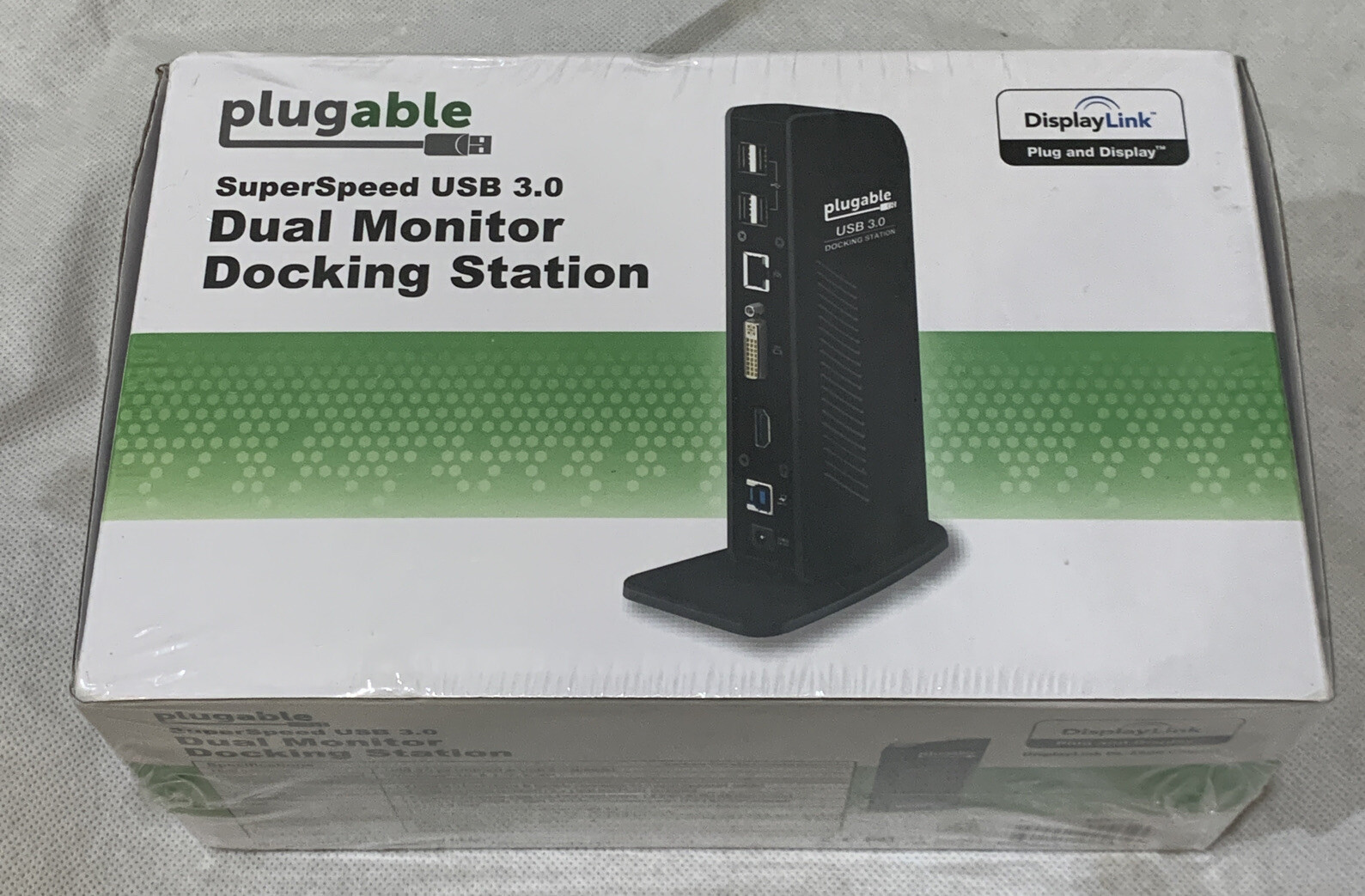 PLUGABLE TECHNOLOGIES UD-3900 PLUGABLE USB 3 DOCKING STATION-Brand NEW Sealed