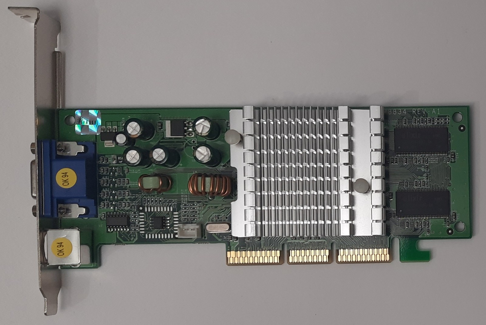 Sparkle SP8834TV AGP Graphics Card (Nvidia GeForce FX5200, 128MB, Retro, 2003)