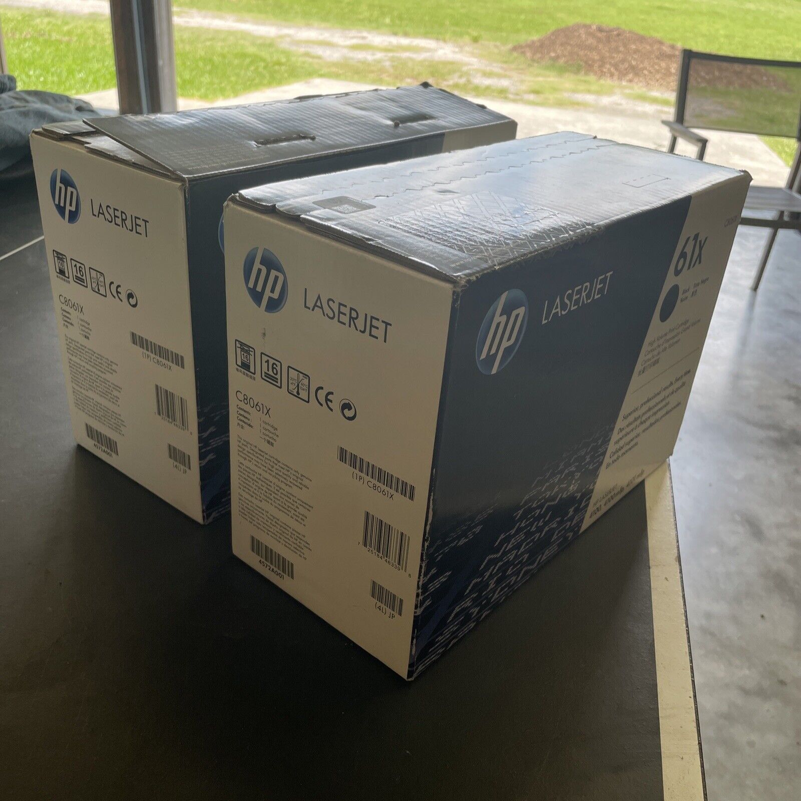 Genuine HP LASERJET 61X (C8061X) Black Toner Cartridge NEW Open Box 2x