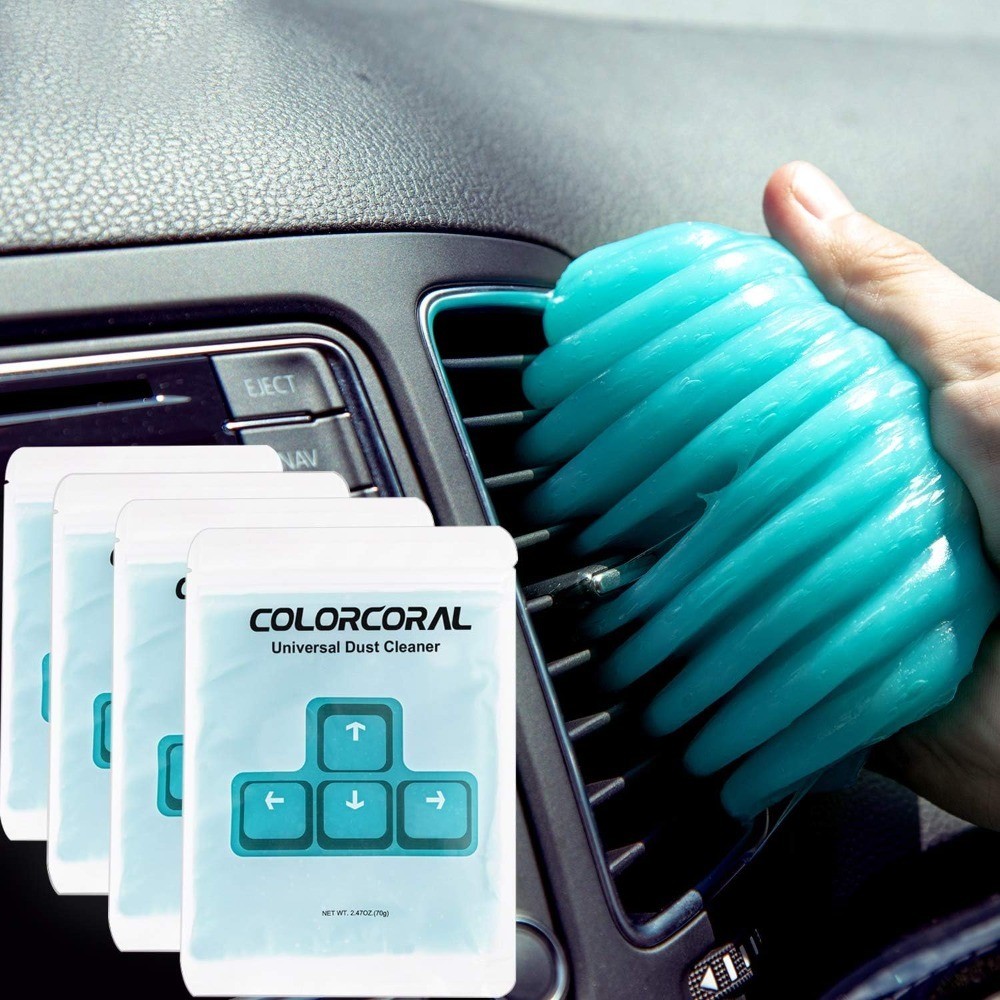 Car Cleaning Gels 4-Pack,Universal Auto Detailing Tools Car Interior Cleaner