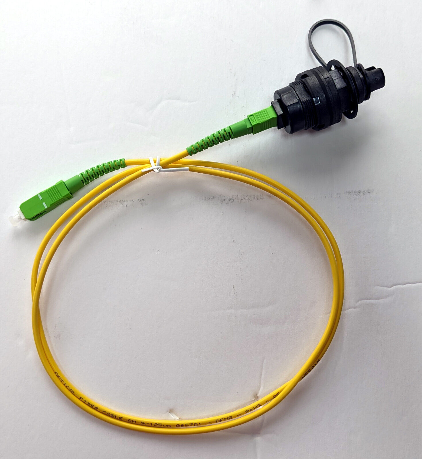 OptiTap Hardened Female Connector to SC/APC Test Jumper Singlemode 1 meter