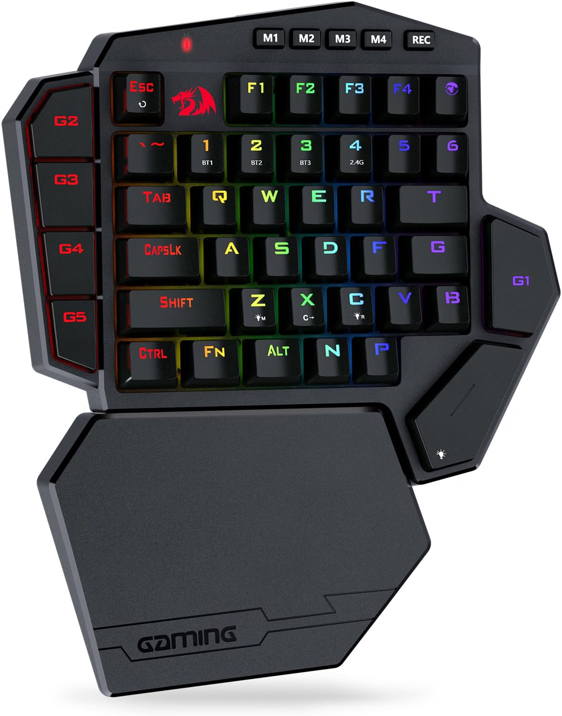 Redragon K585 DITI One-Handed Mechanical 42 Key RGB Keyboard - Red Switches
