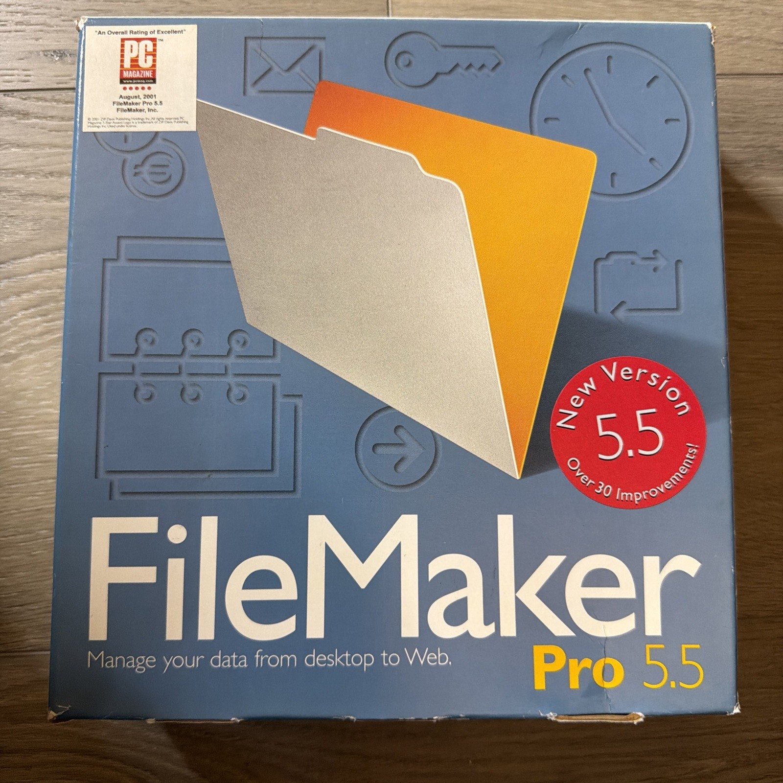 FileMaker Pro 5.5 for Windows95+ vintage 