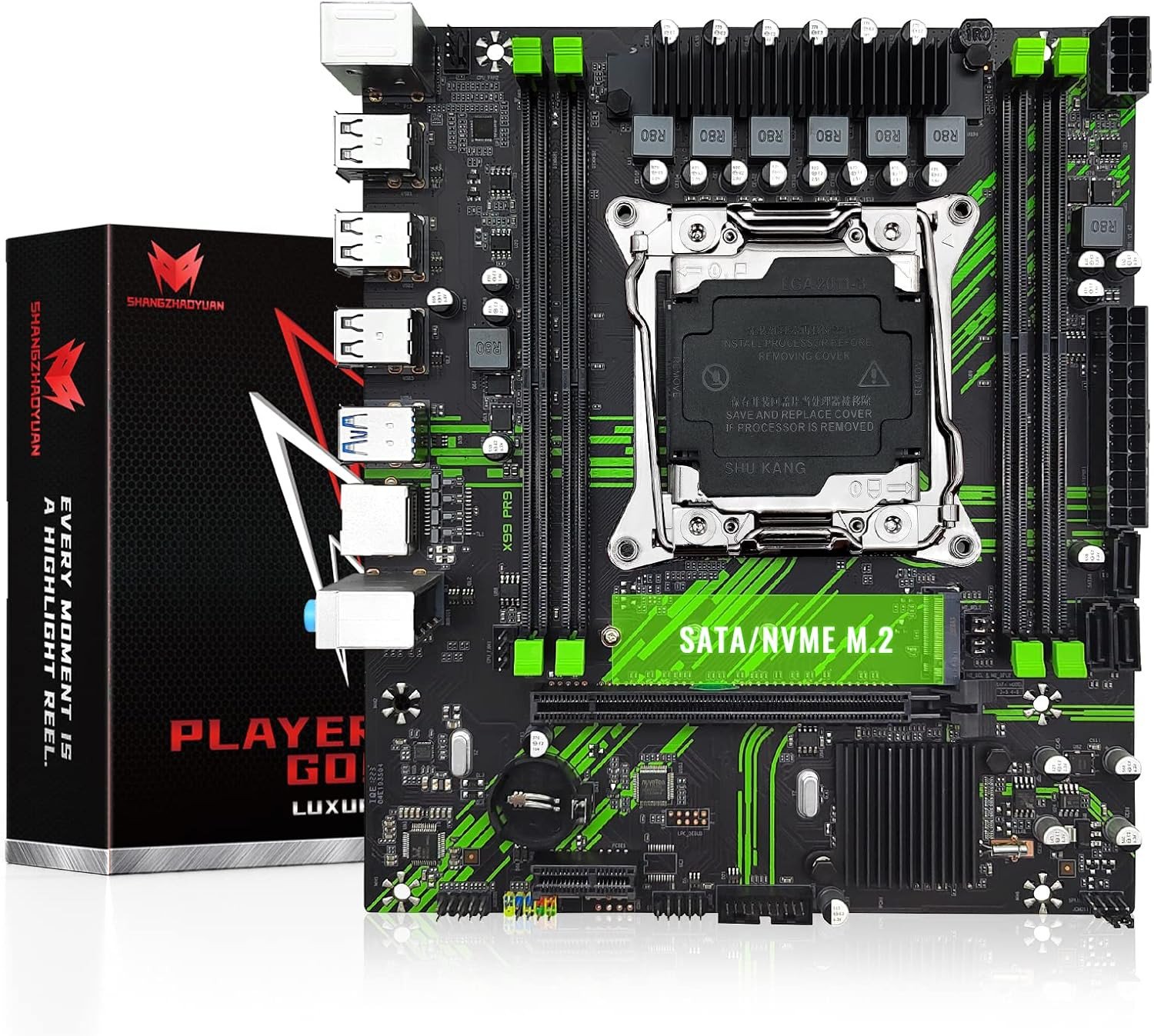 X99 PR9 Motherboard Intel LGA 2011-3 DDR4 Max 128GB M-ATX