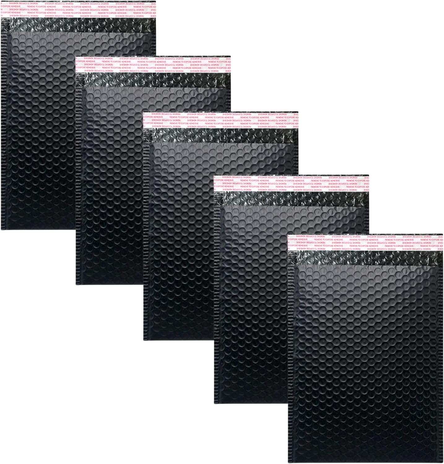 Bubble Mailers 4x6 Inch 12 Pack Small Padded Envelopes Poly 4X6 Inches Black