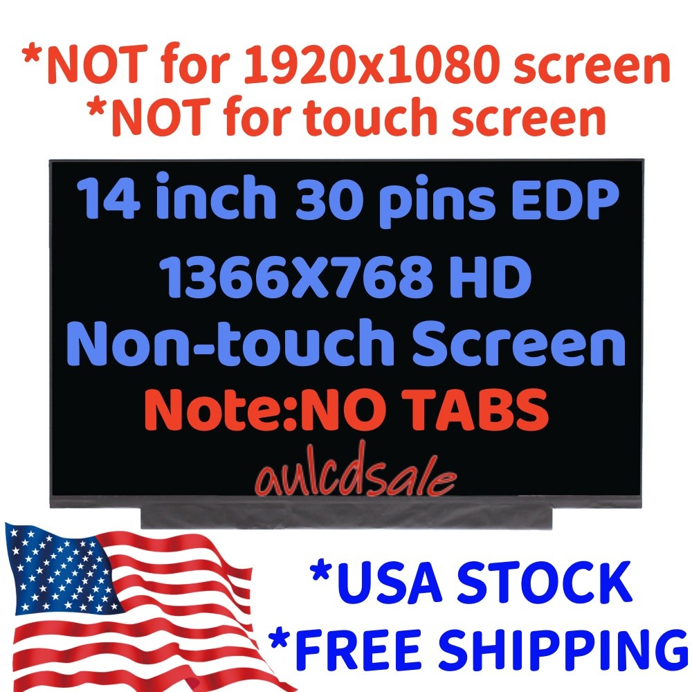 NT140WHM-N51 LED LCD Screen HD Non-Touch Display 14" HP 14T-DQ200 14-dq0055dx