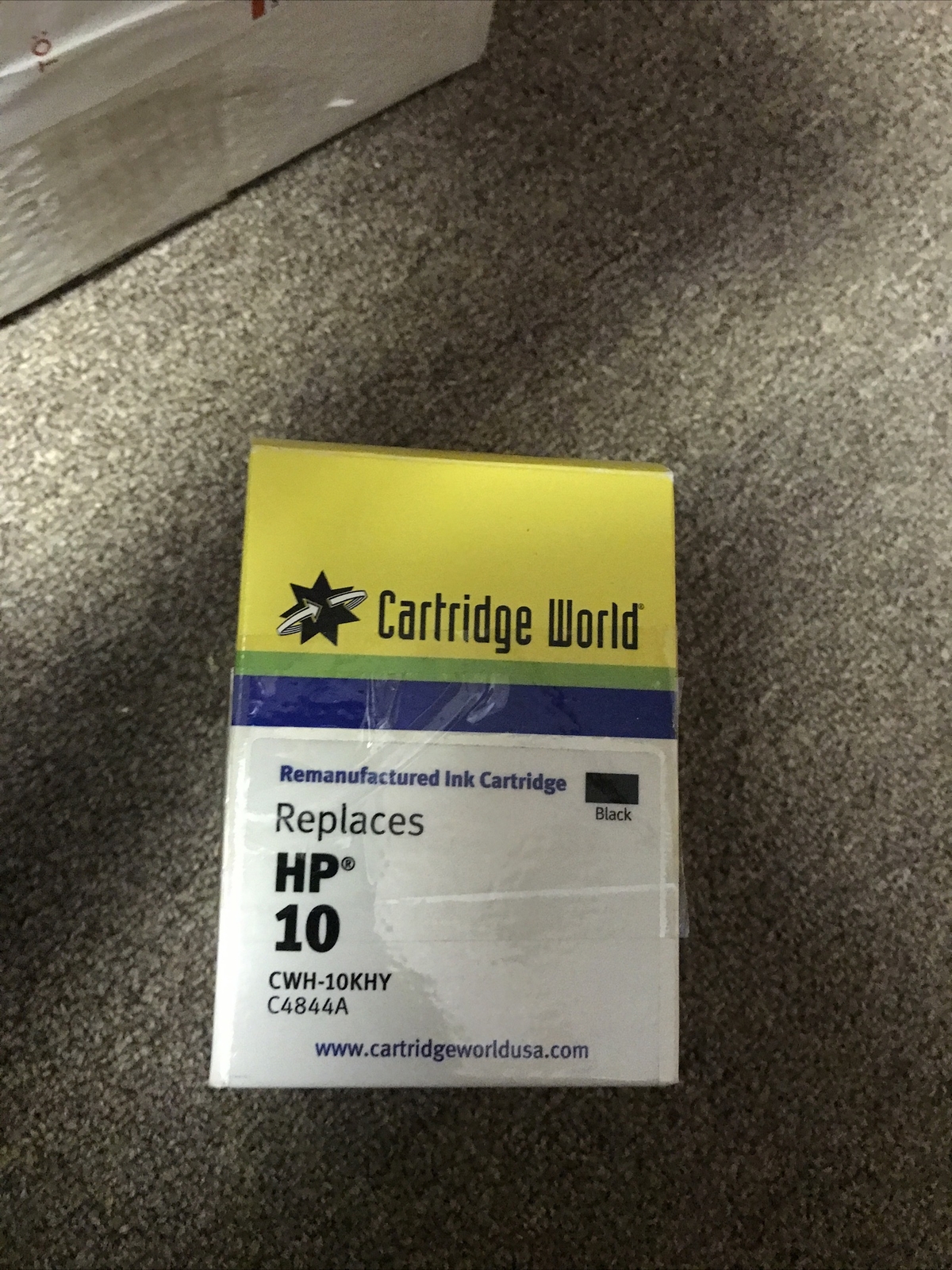 NEW Cartridge World HP 10 BLACK Ink Printhead Printer Print Head HP10 Lot Of 2