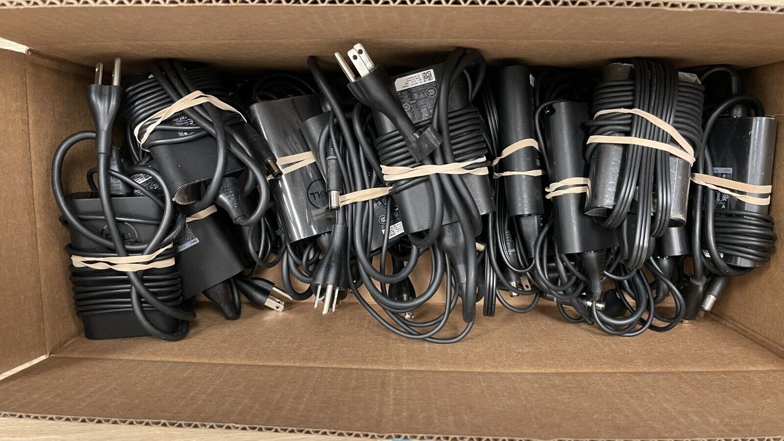 LOT of 20x Dell 0G4X7T 65W AC Laptop Chargers - large barrel