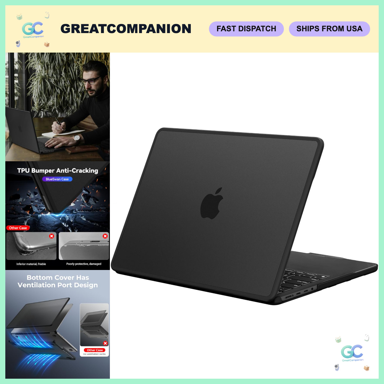 Anti-Cracking MacBook Pro 14" Case for M5-M1 Pro/Max 2021-2026 - Durable Protect