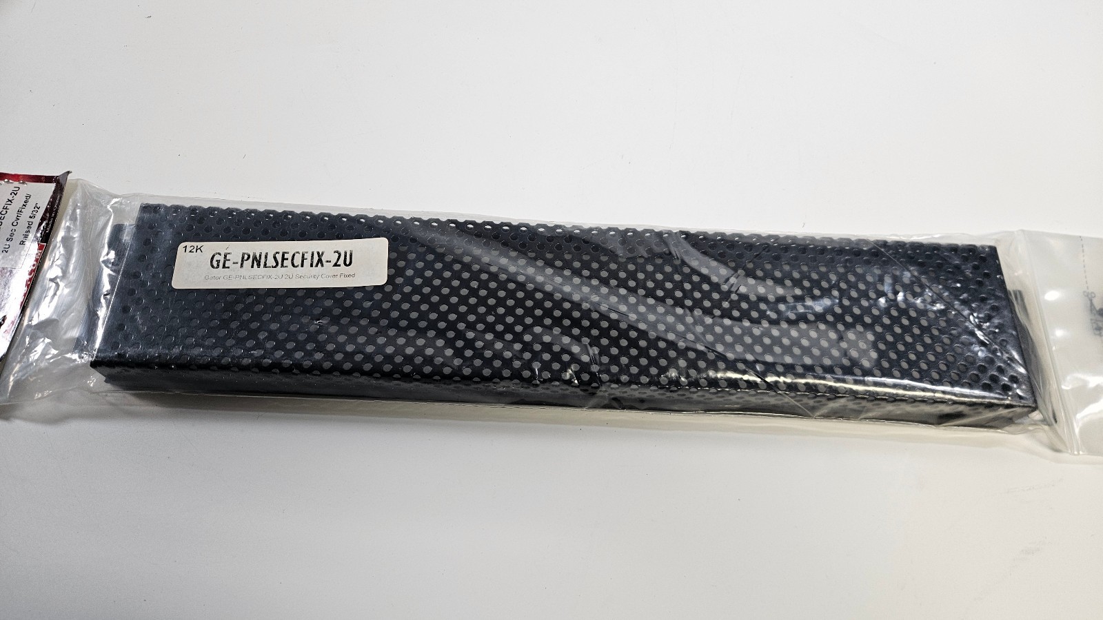 Gator Essentials 2U Security Rack Panel GF-PNLSECFIX-2U Raised Cover [NOS]