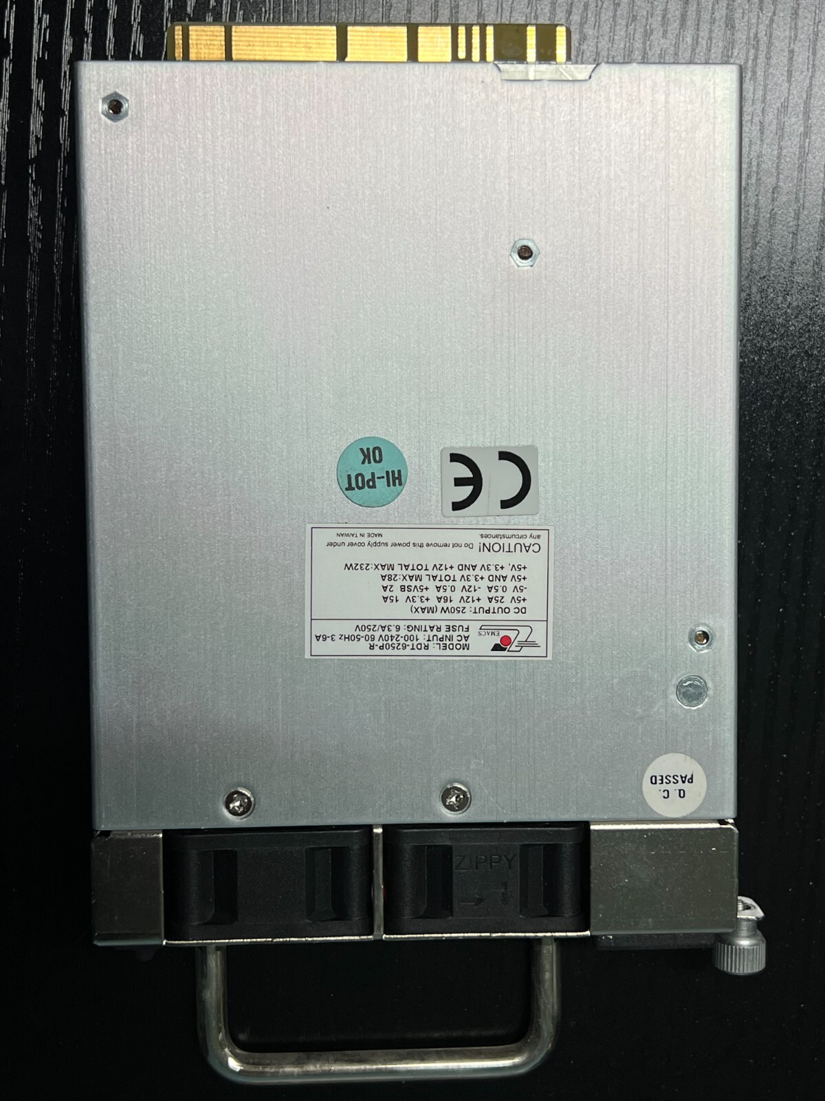 EMACS RDT-6250P-R 250W server redundant power supply module