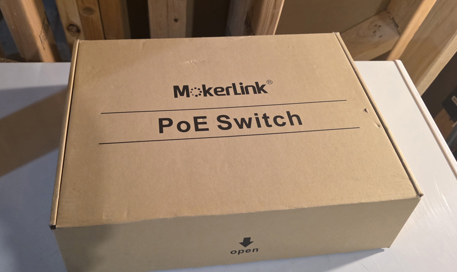 MokerLink 16 Port PoE Switch with 2 Gigabit Uplink Ethernet Port Open Box