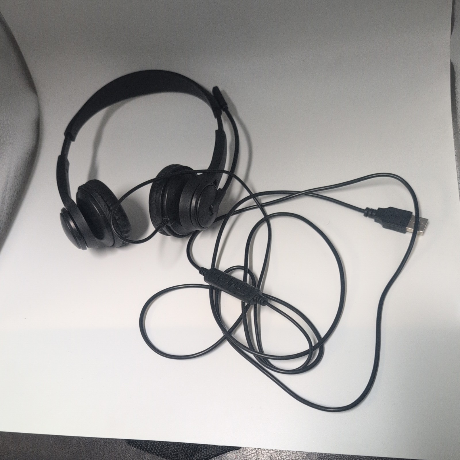 Noise Cancelling Headset For PC Call Centre Headphones With Mic USB or 3.5mm USA